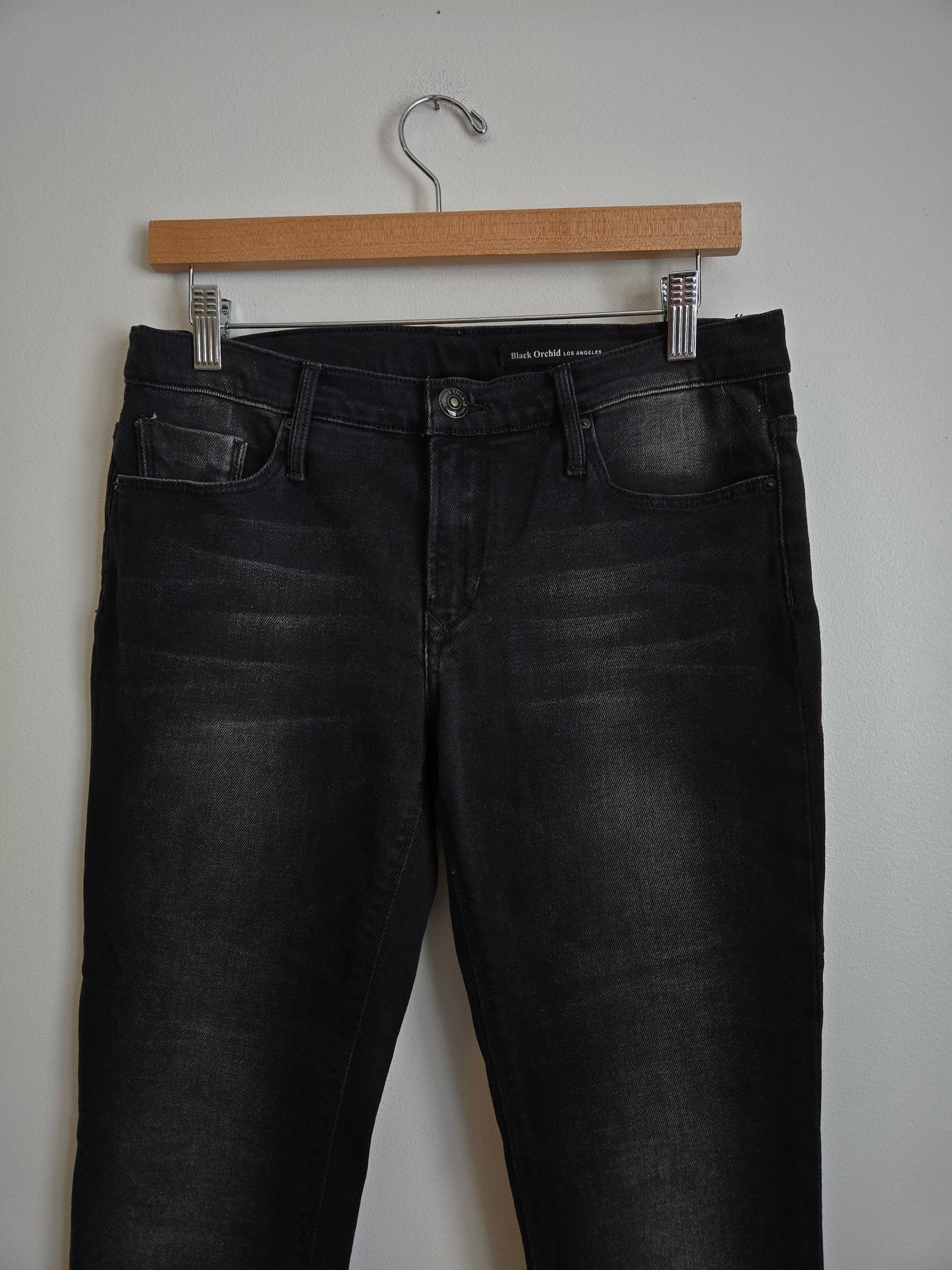 Black Orchid - Soft Black Denim Skinny - Size 26