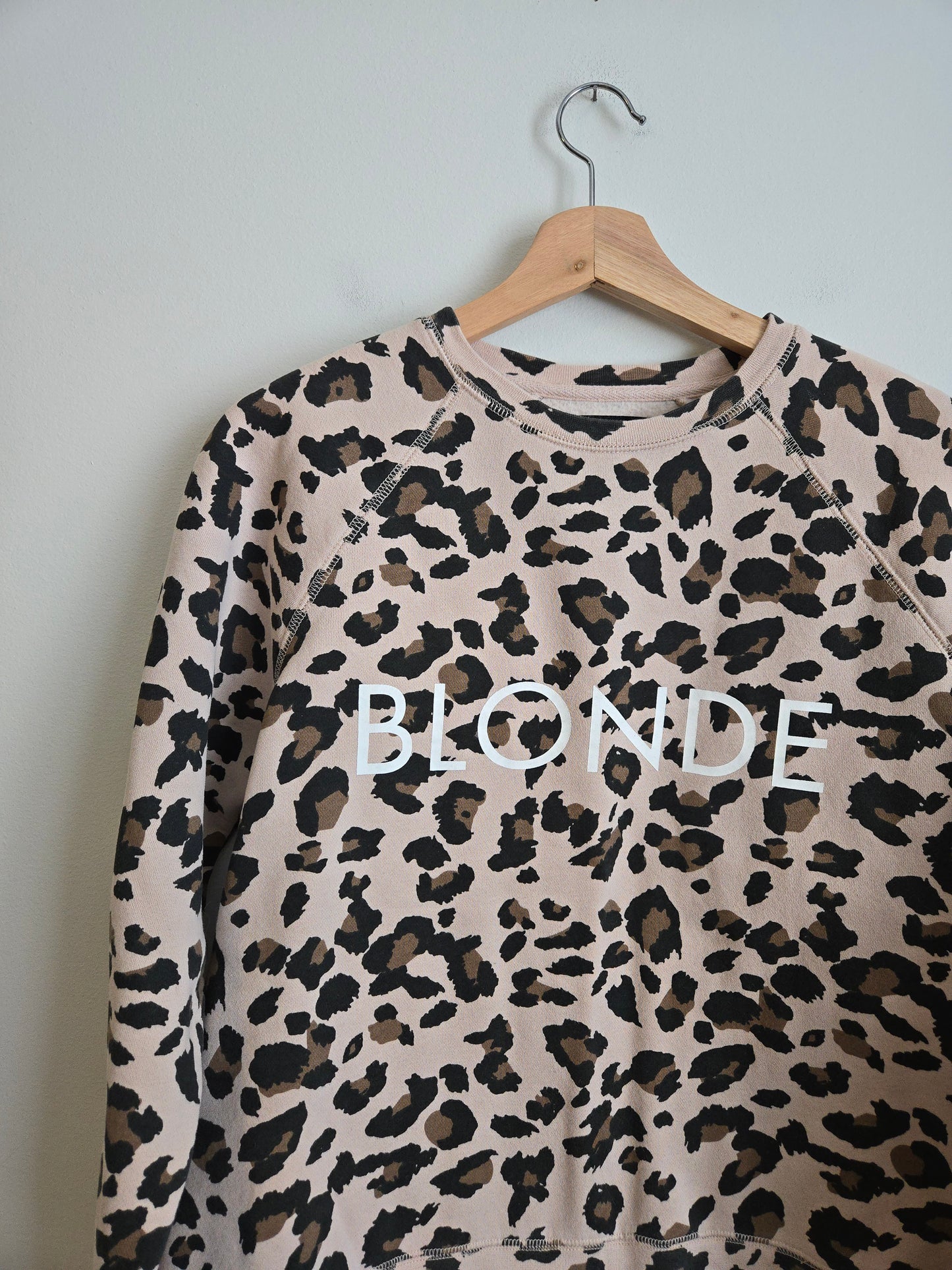 Brunette The Label - "Blonde" Crewneck - Size S/M