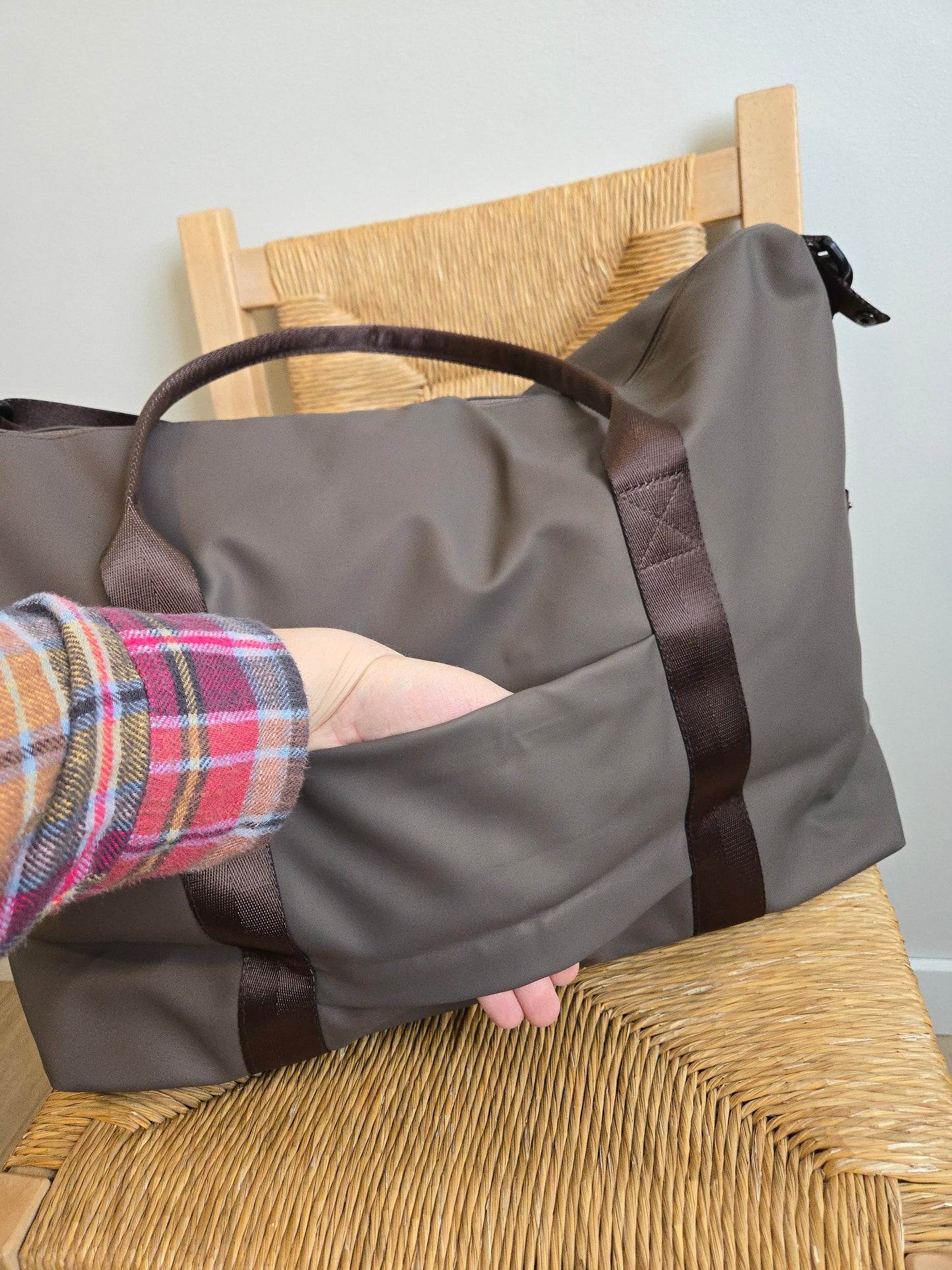 NWT Zyia - French Roast Weekender Duffle