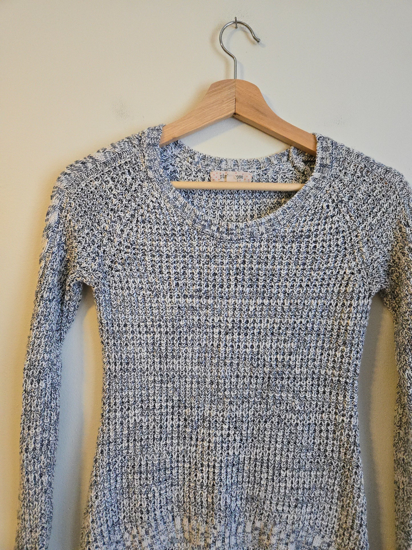 Pink Rose - Knit Sweater - Size XS