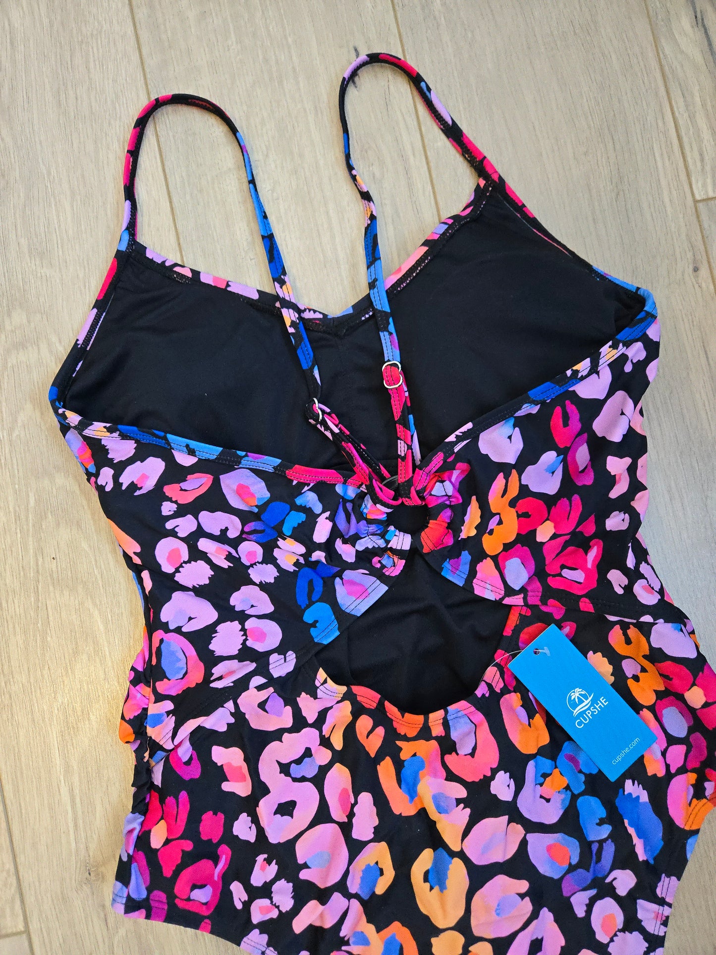 NWT Cupshe Cheetah One-Piece - Size Medium