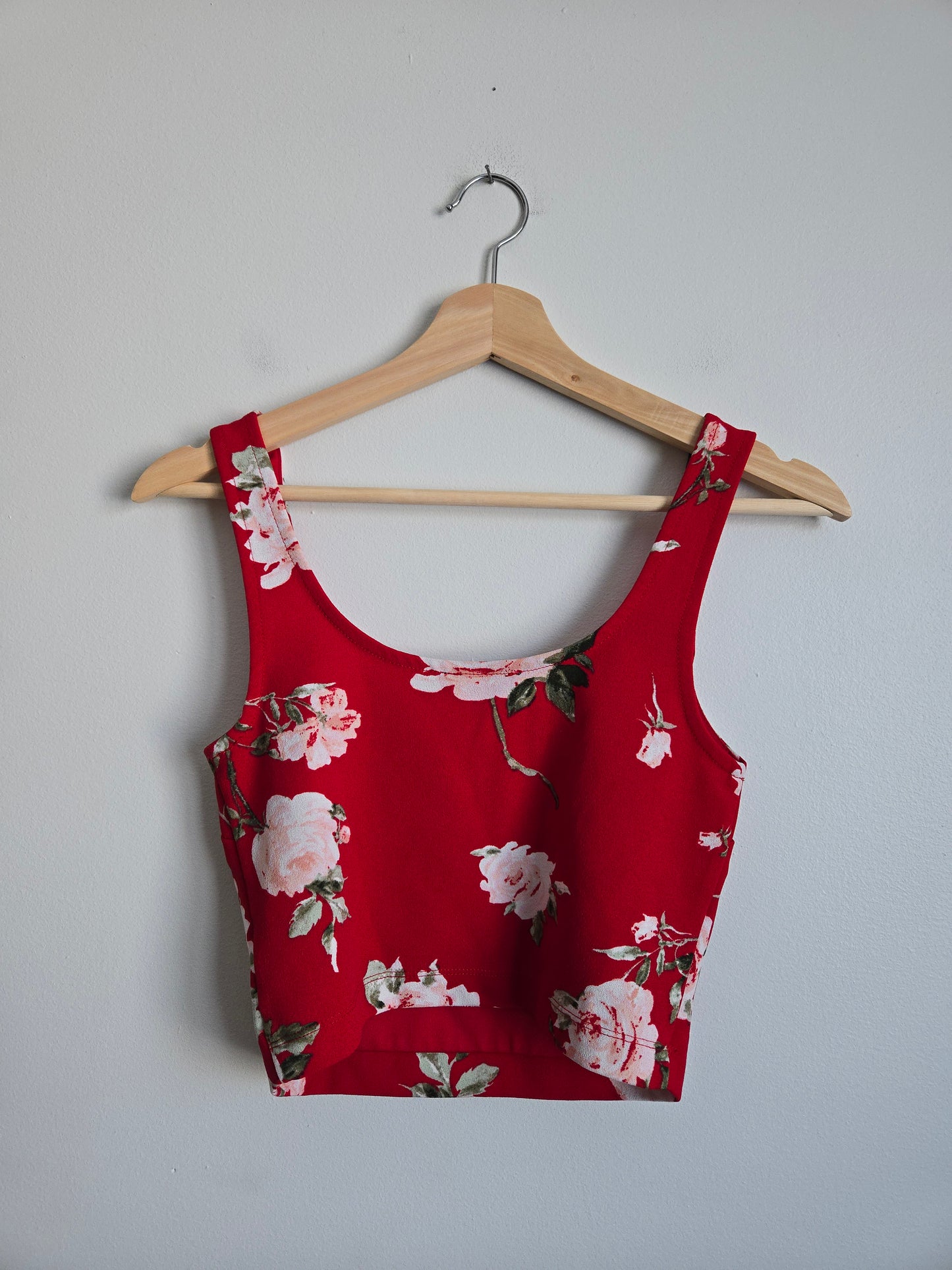 Dynamite Floral Crop Tank - Size XS