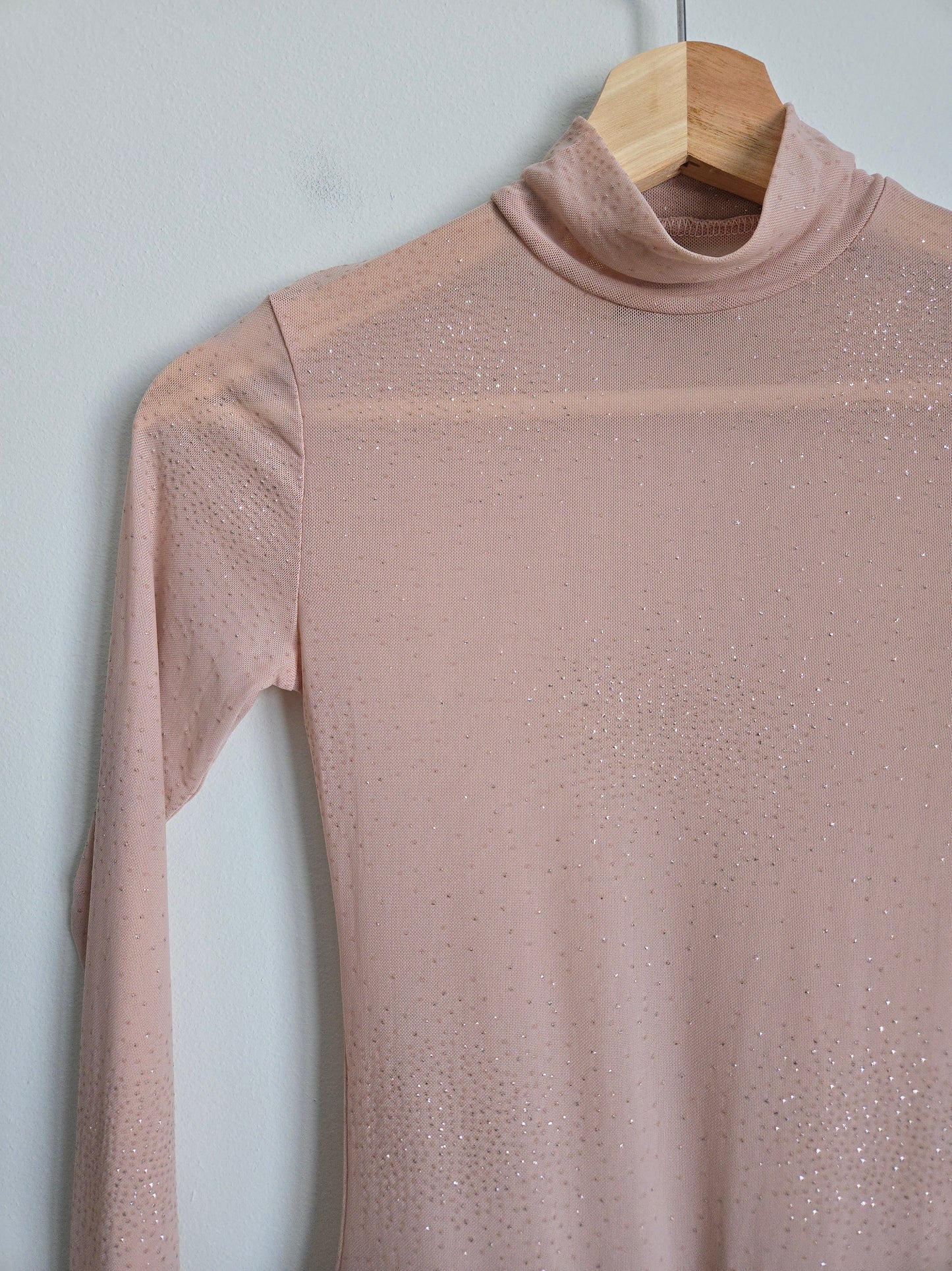 Out From Under (Urban Outfitters) Mesh Sequin Bodysuit - Size Small