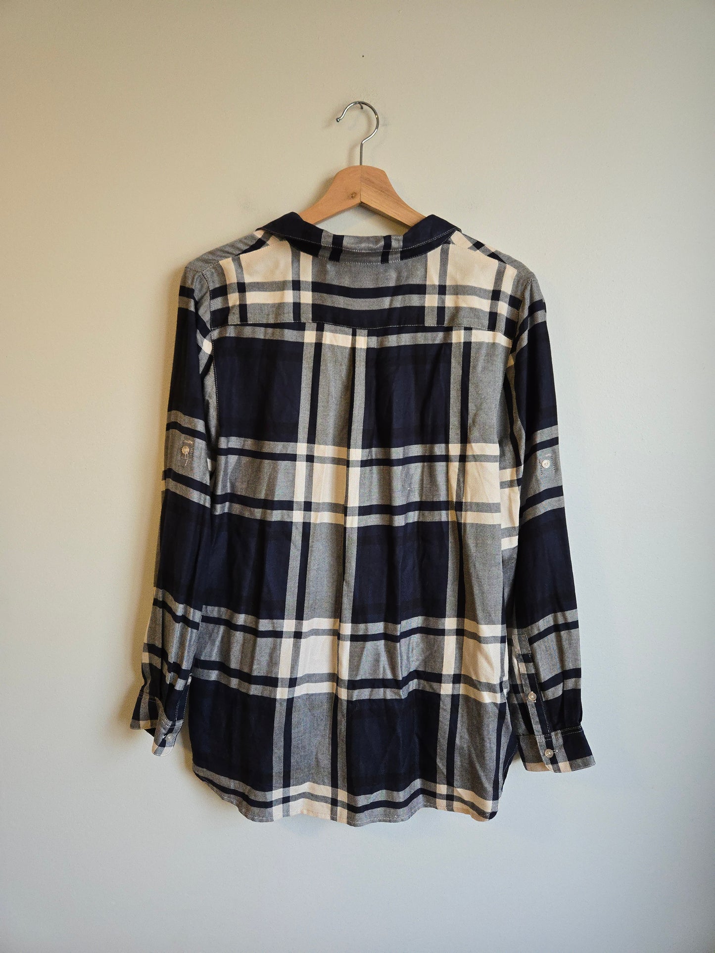 Part Two Copenhagen Plaid Button Up - Size 12
