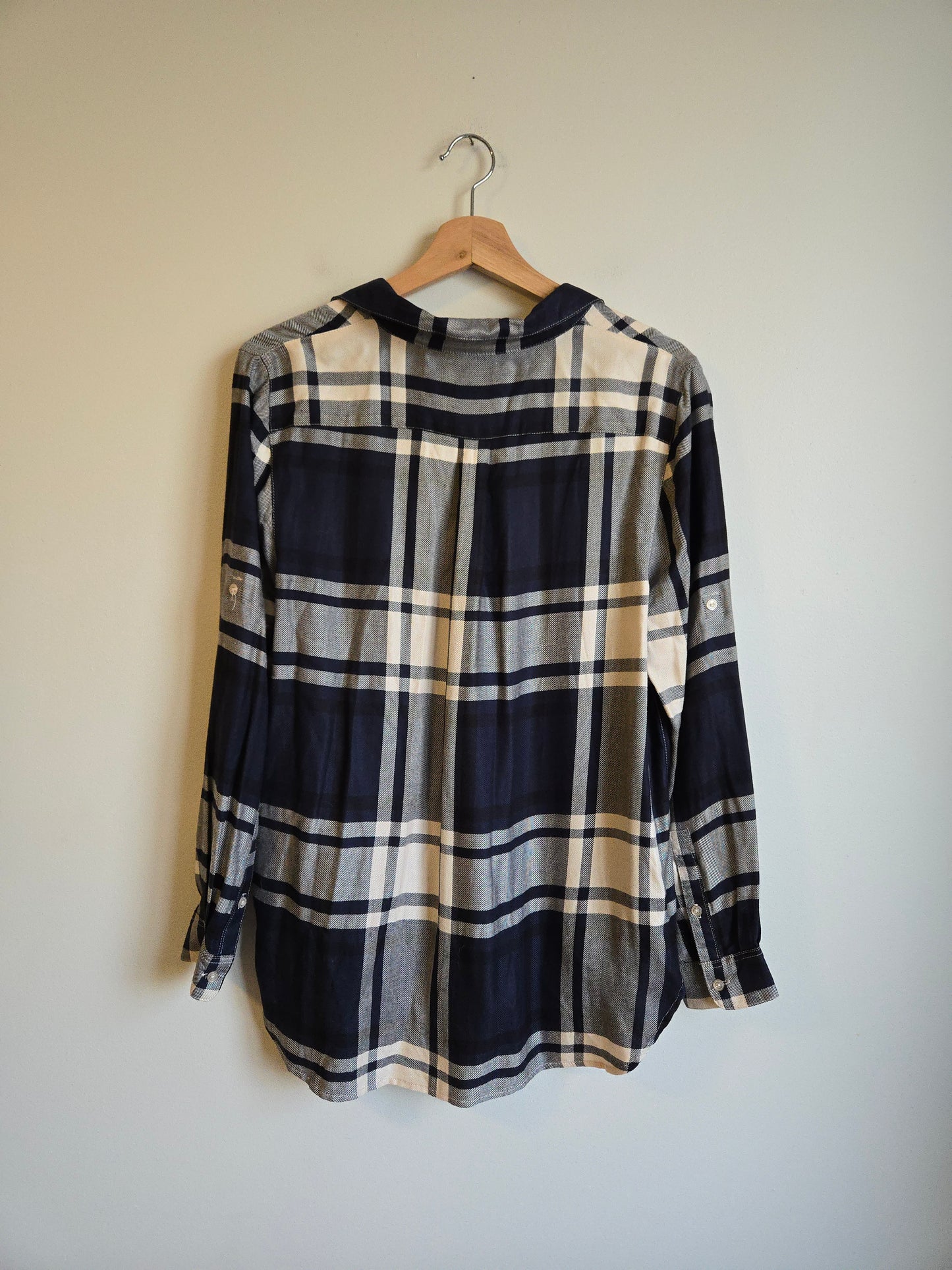 Part Two Copenhagen Plaid Button Up - Size 12