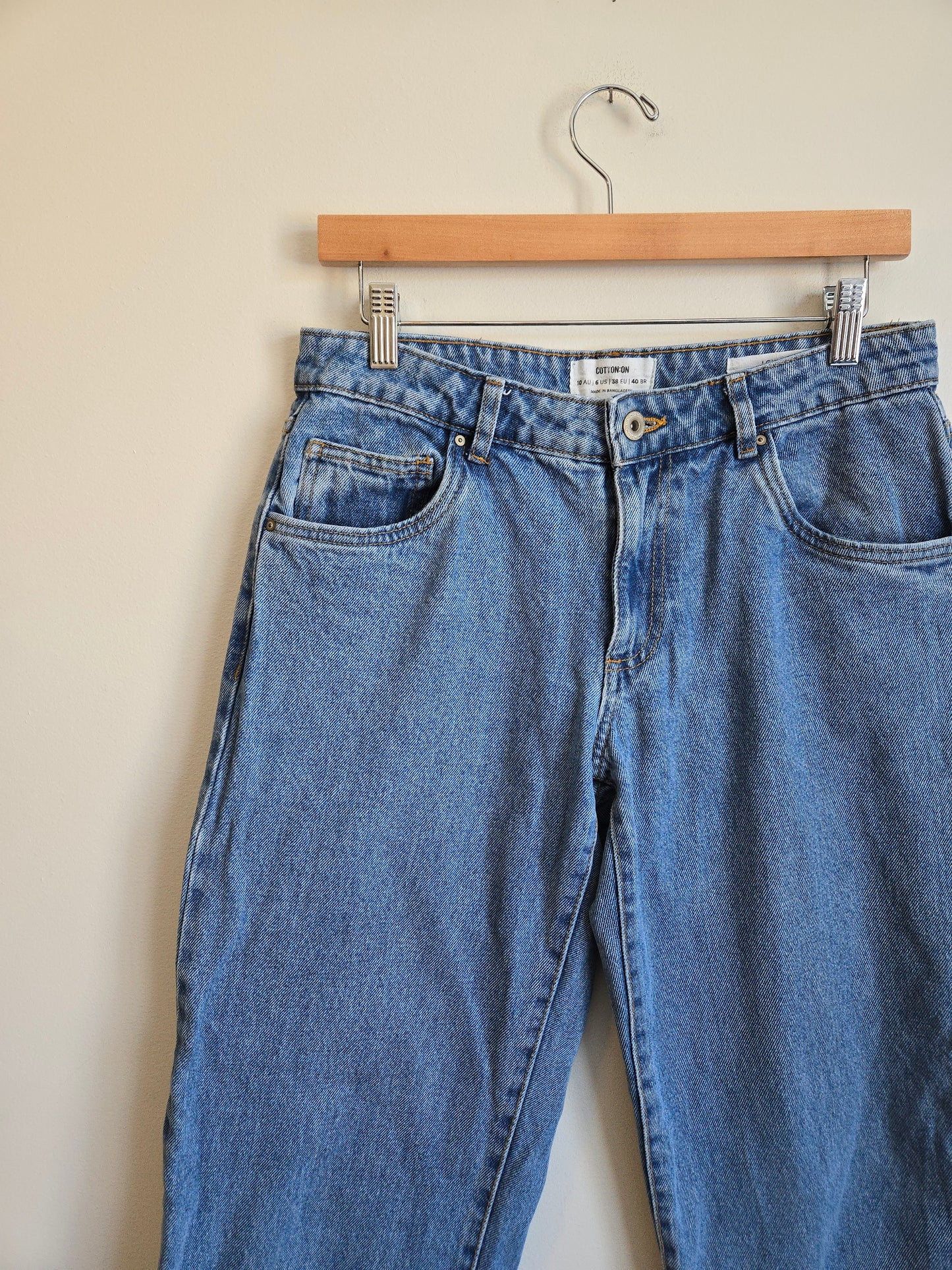 Cotton:On Low Rise Straight Jean - Size 6