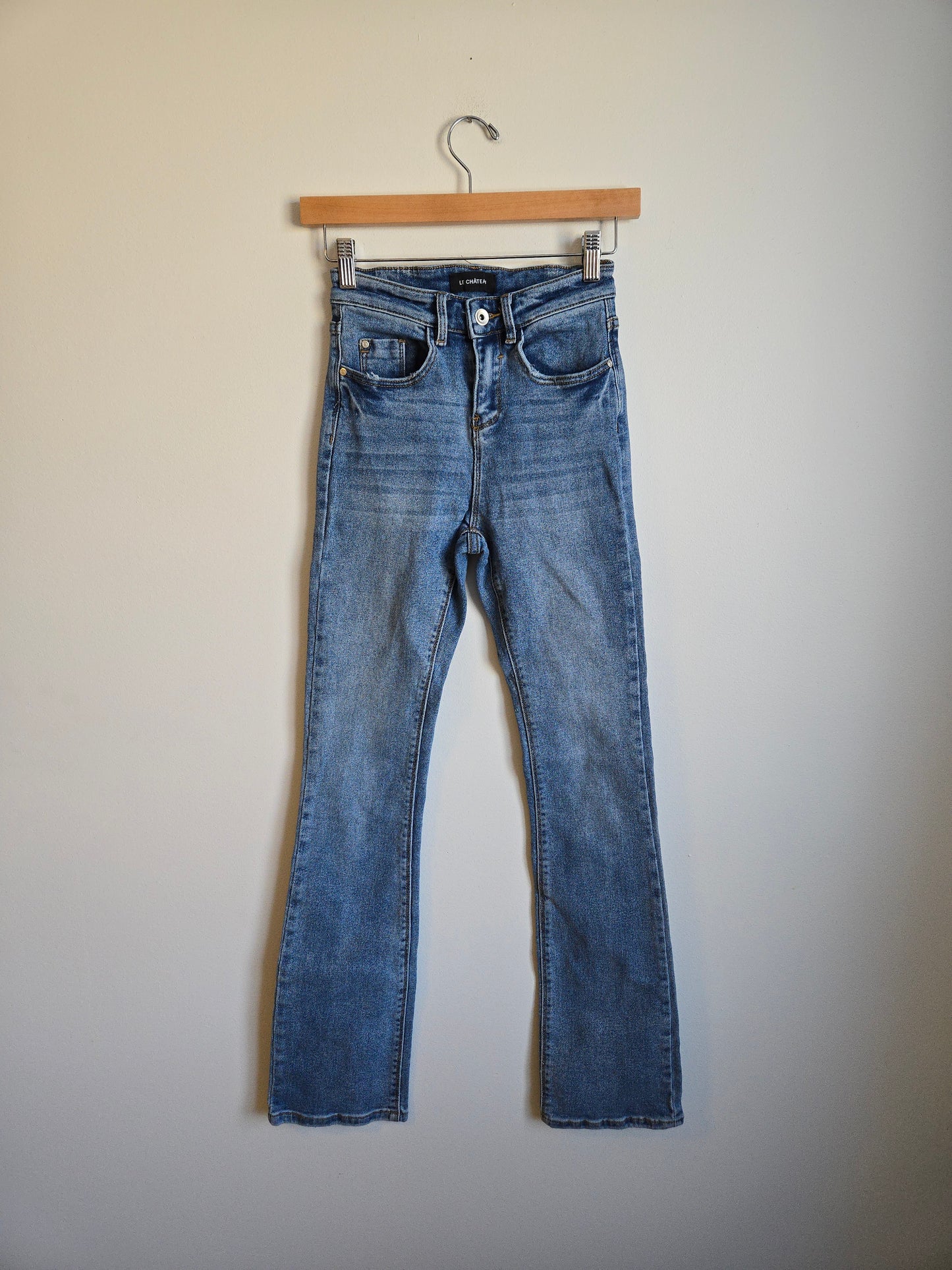 Le Chateau Stretch Bootcut Jeans - Size 0