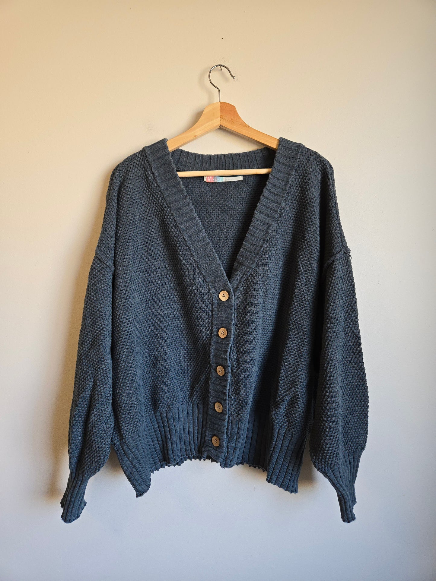 Free People Beach Hailee Knit Cardi 2-Piece Set - Size Large