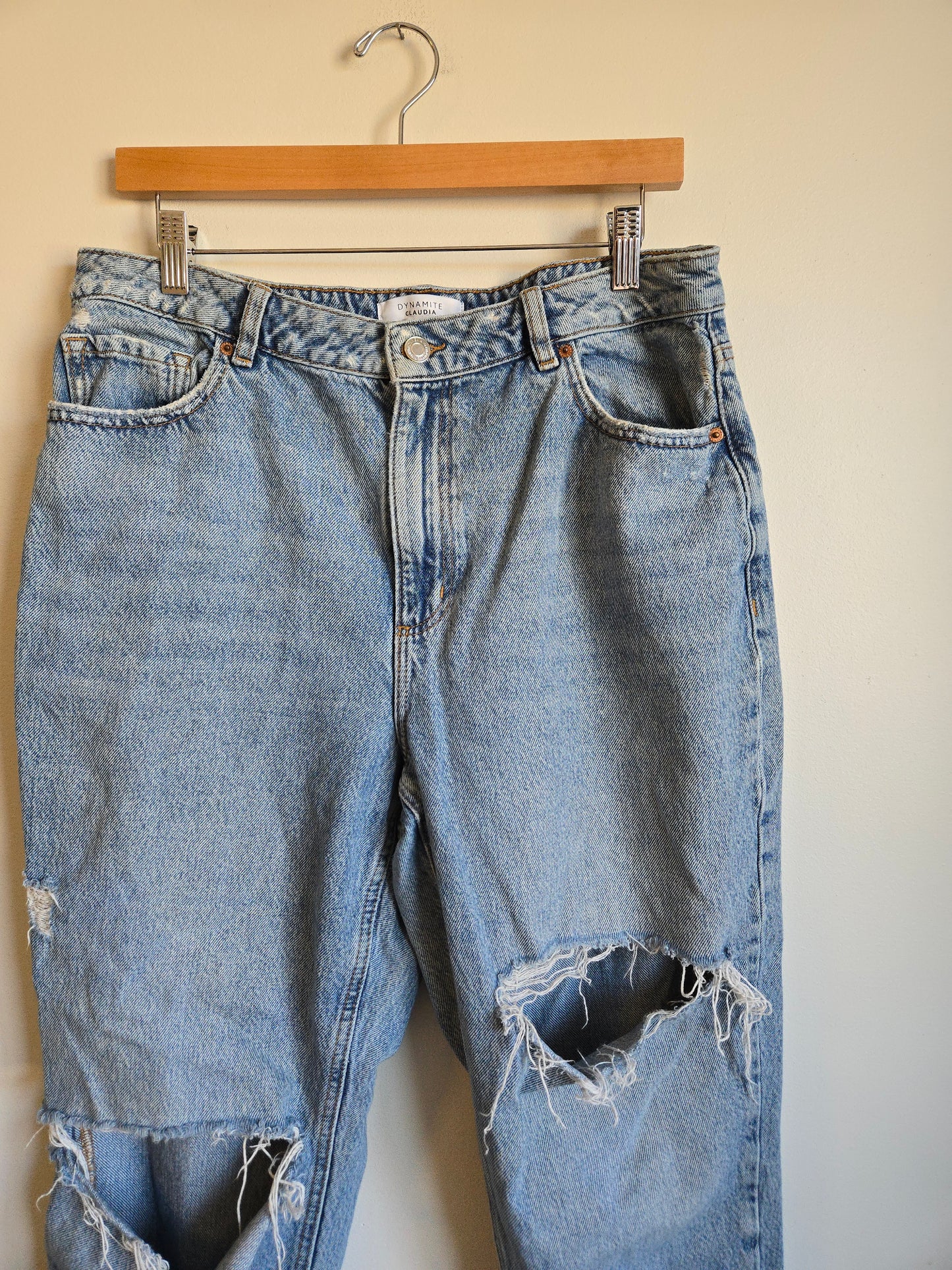 Dynamite "Claudia" Distressed Denim - Size 31