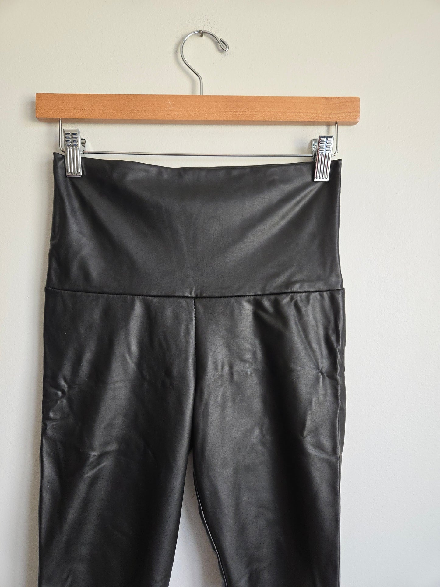 Cherish Leather Biker Shorts - Size Small