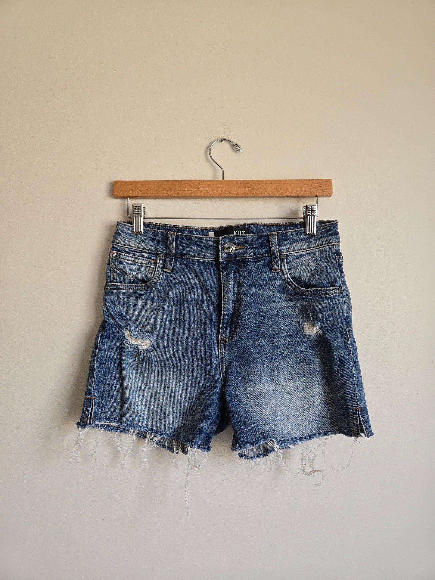 KUT "GIDGET" High Rise Denim Short - Size 0