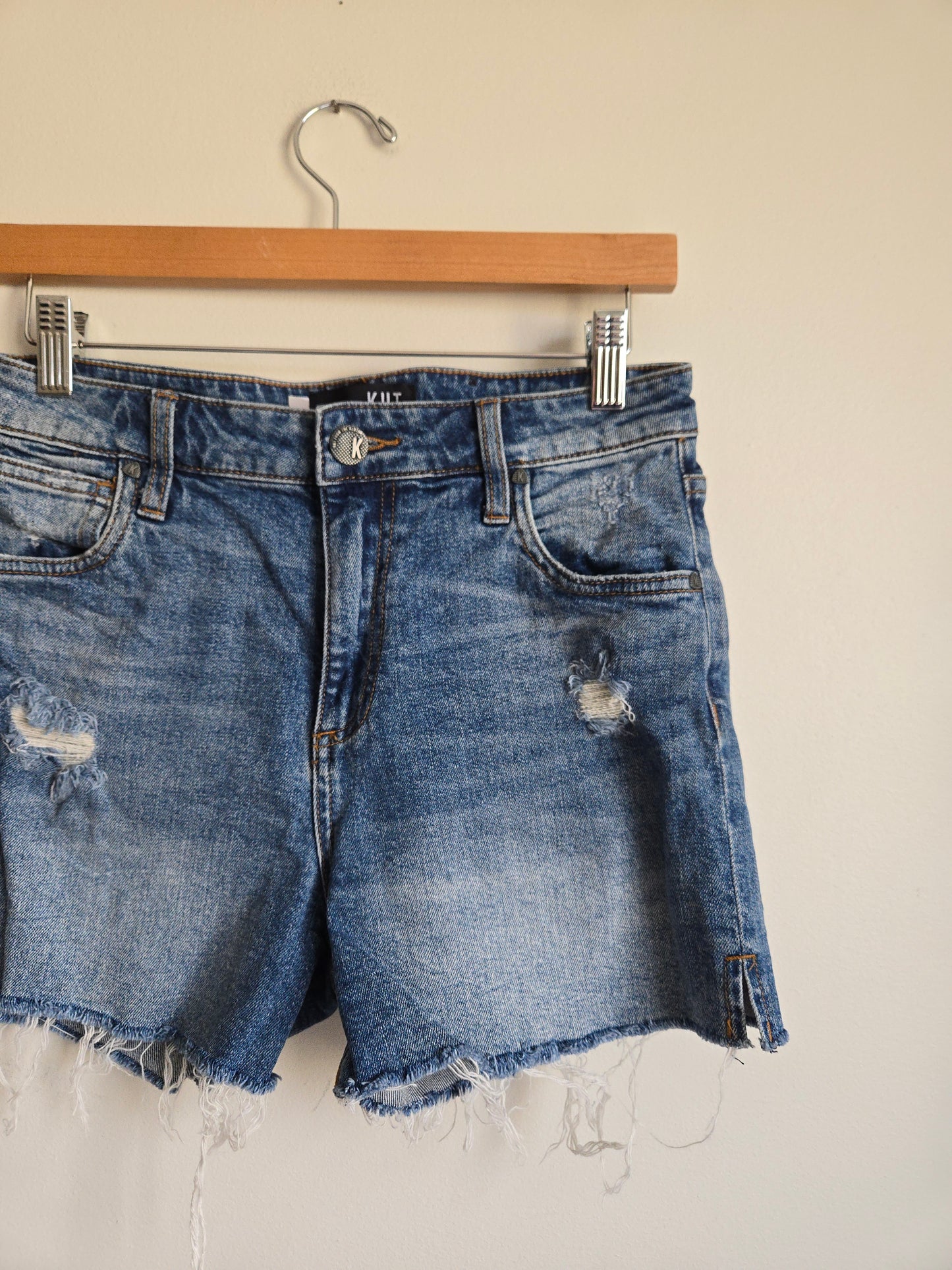 KUT "GIDGET" High Rise Denim Short - Size 0