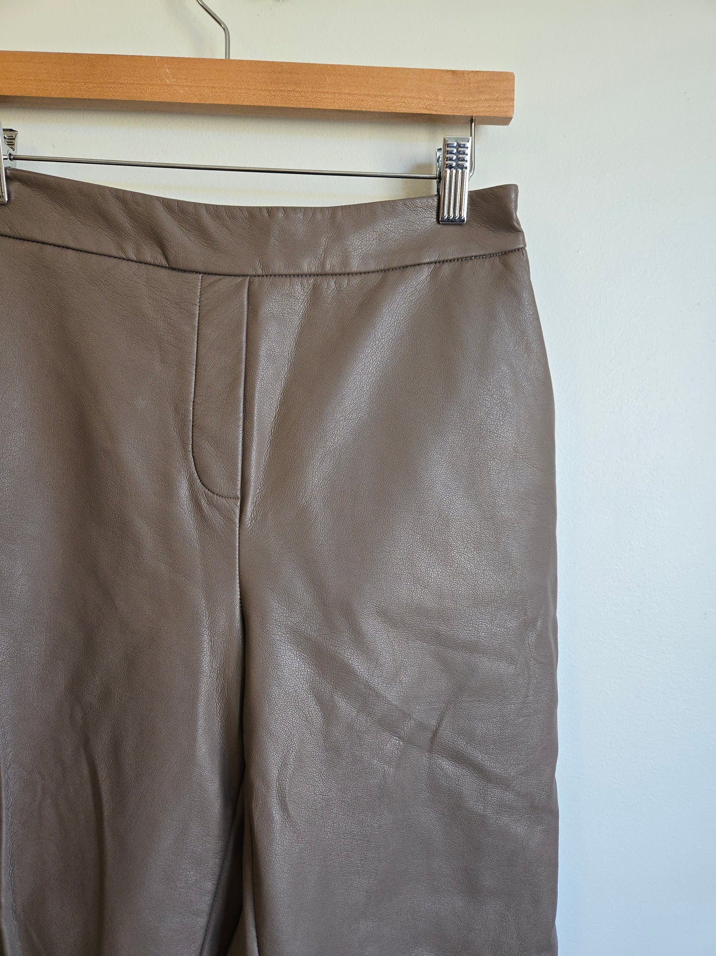 Black Tape Leather Pants - Size Medium