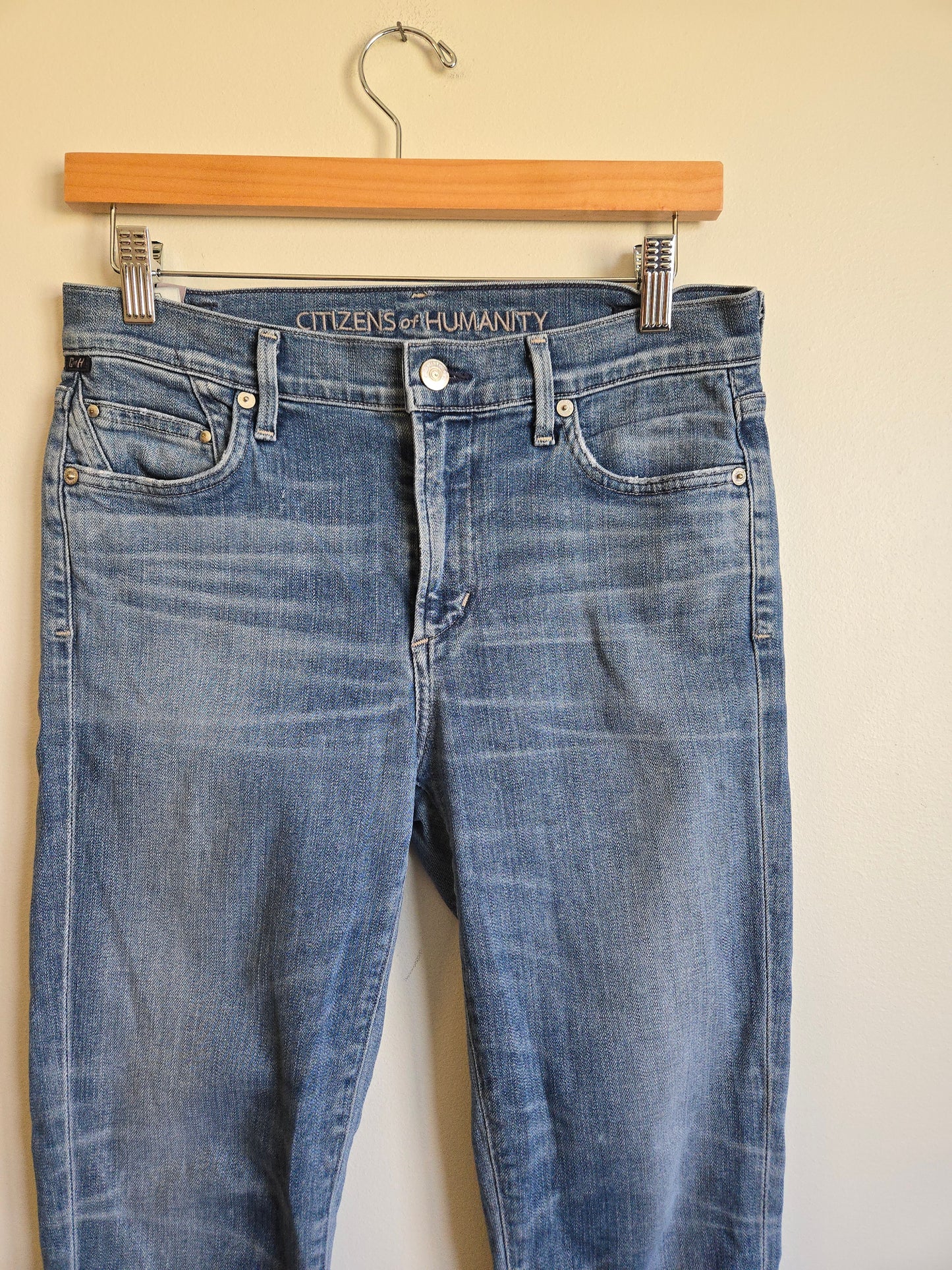 Citizens of Humanity Rocket Crop High-Rise Skinny - Size 28