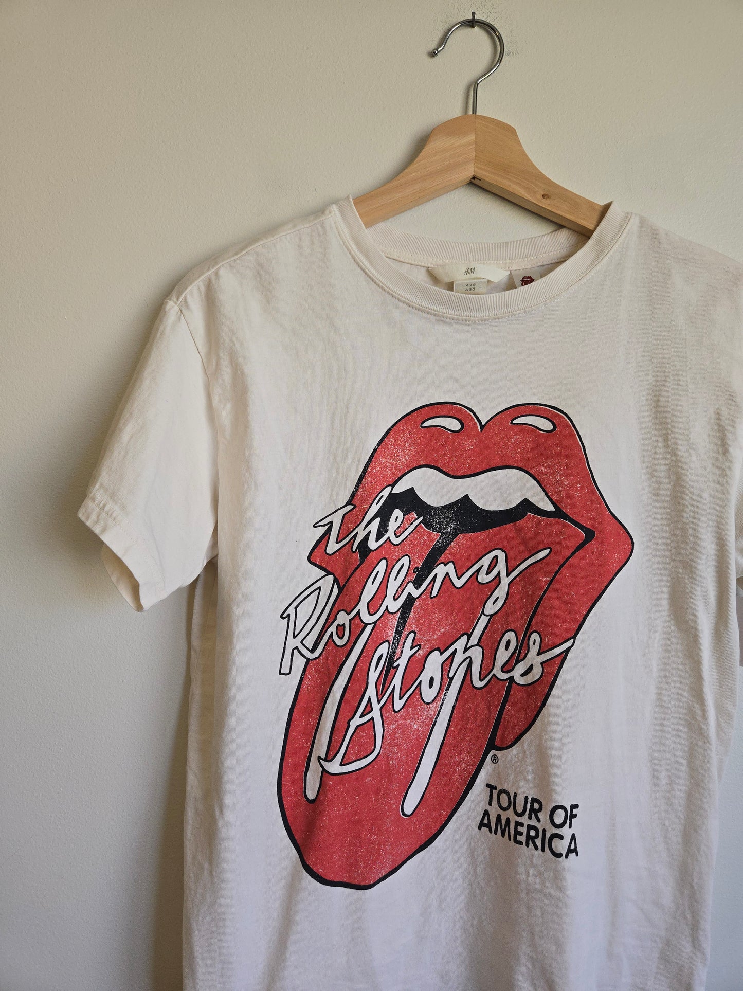 H&M Rolling Stones Tee - Size XS (could fit size small)