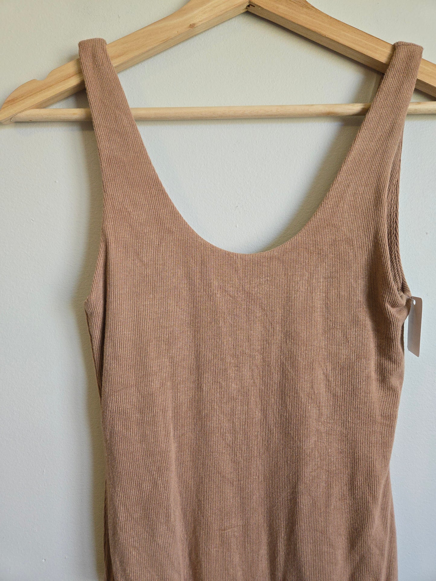 Babaton Ribbed Stretchy Bodysuit - Size Small