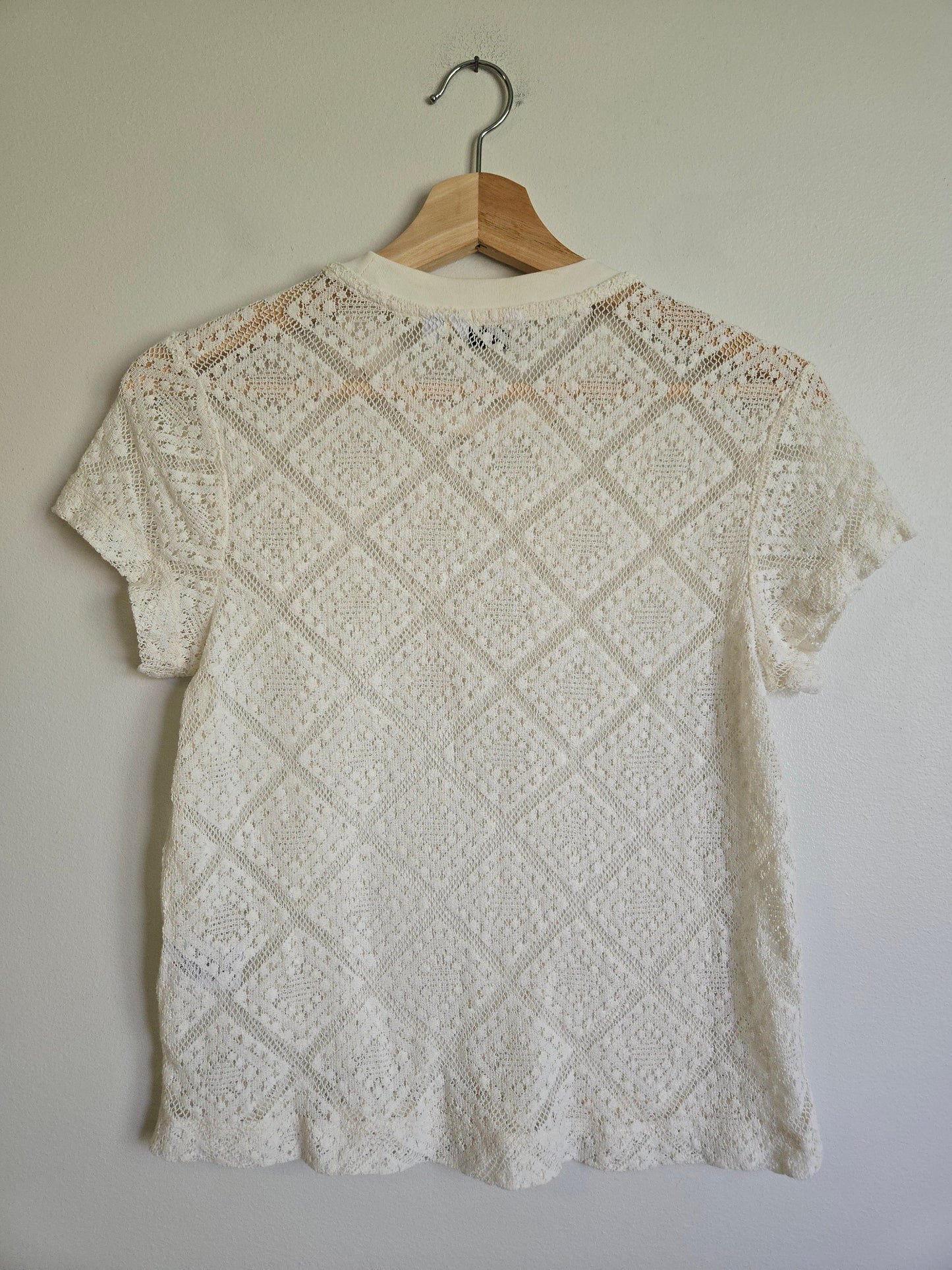 Reitmans Lace Tee - Size XS