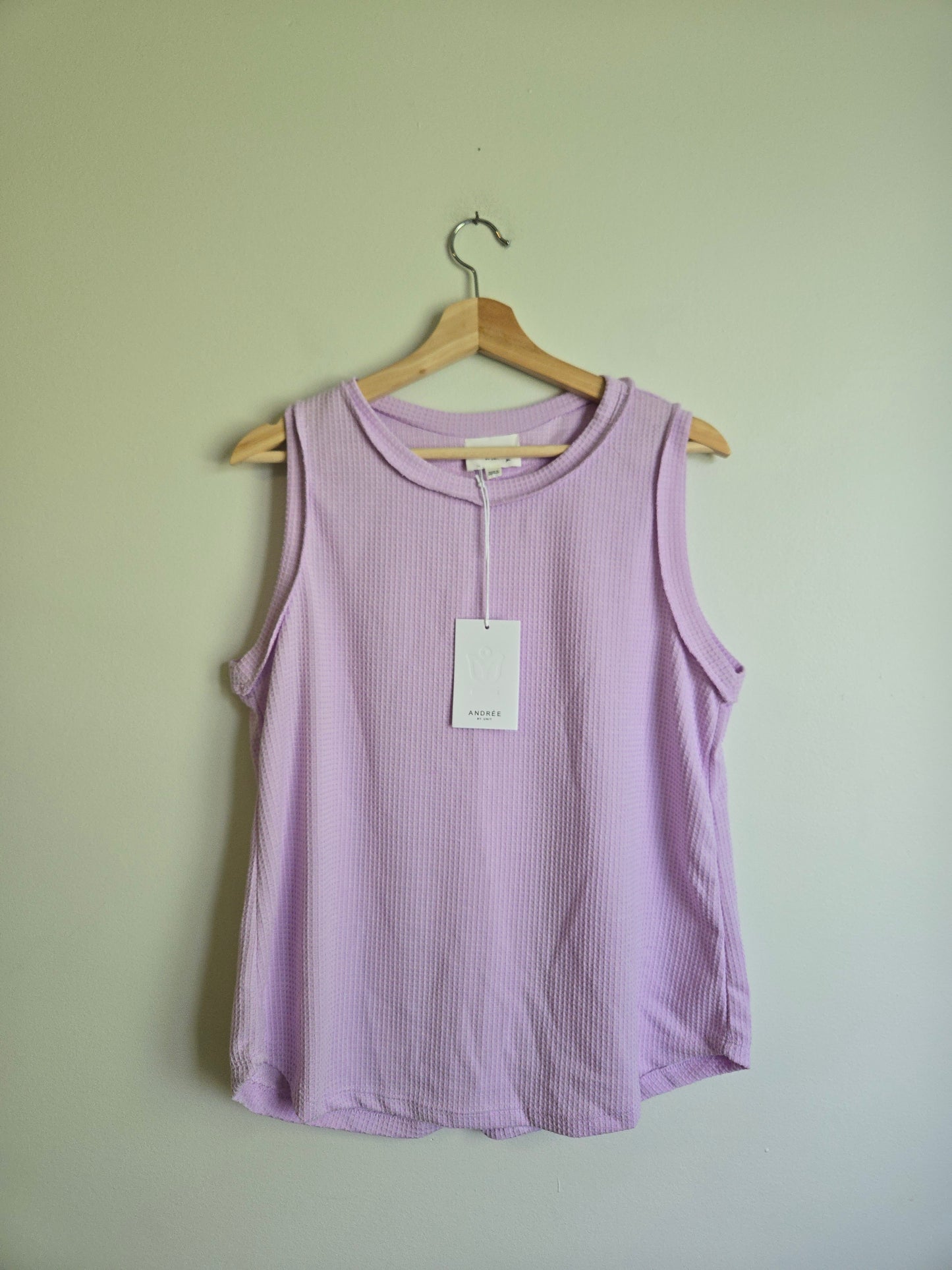 NWT Andree By Unit Waffle Tank - Size Medium