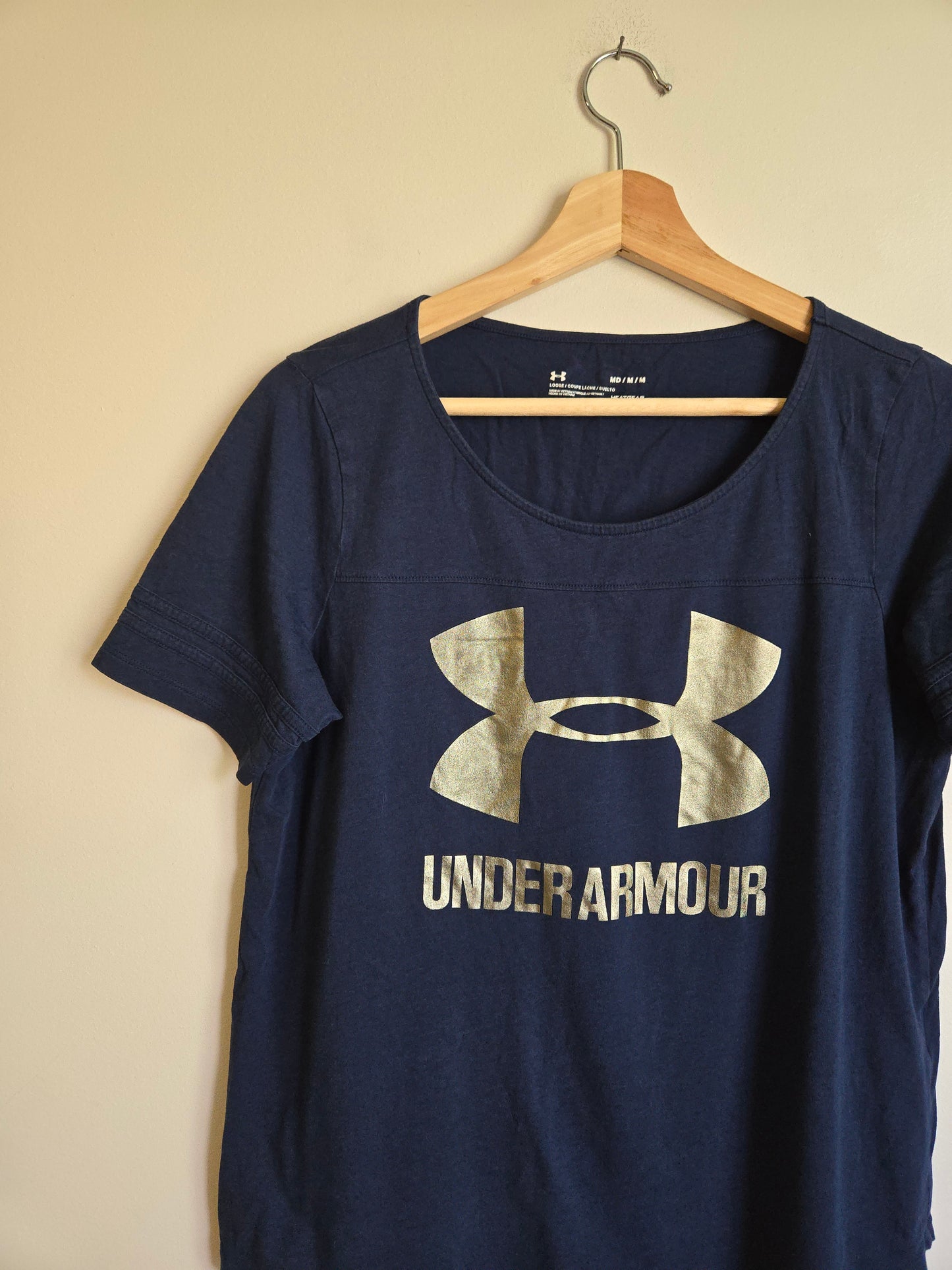 Under Armour Logo Tee - Size Medium