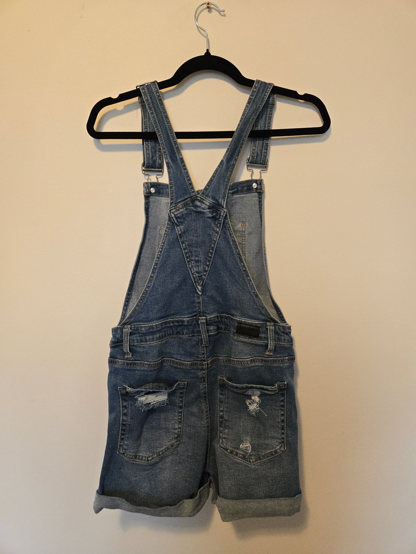 Black Label Short Overalls - Size Medium