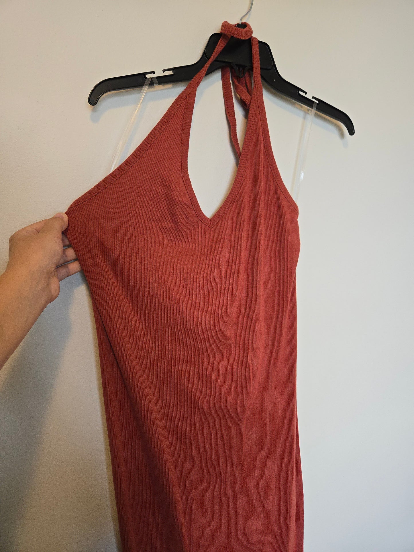NWT Gap Ribbed Halter Dress - Size Large