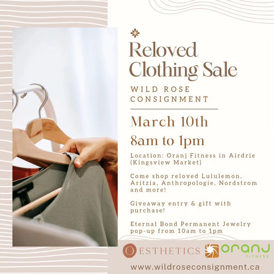 In-Person Reloved Clothing Sale!