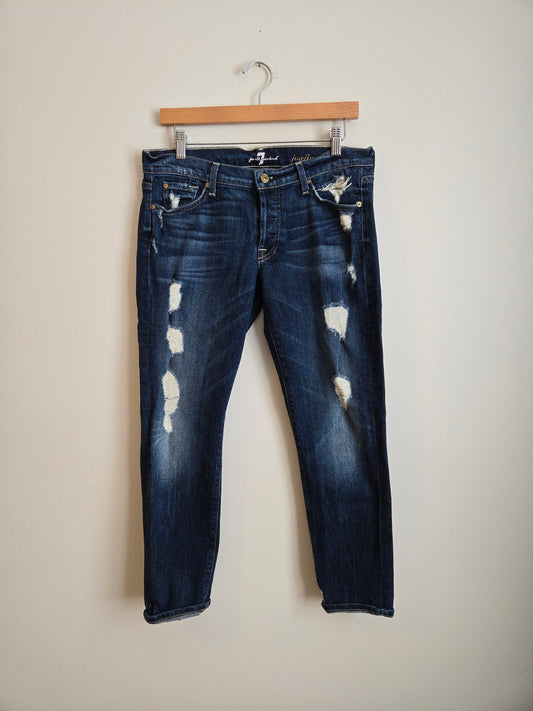 7 For All Mankind - Josephina Skinny Boyfriend - Size 28