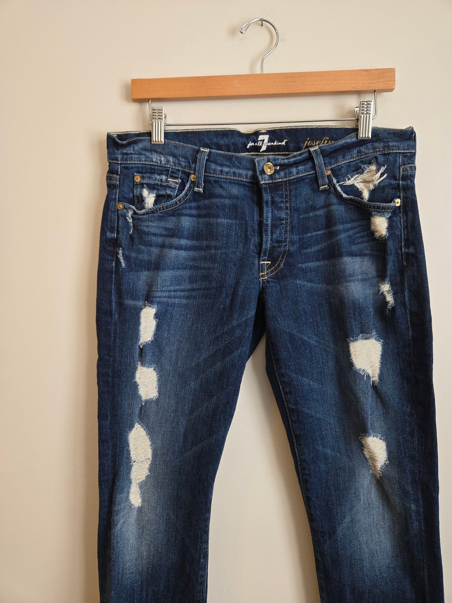 7 For All Mankind - Josephina Skinny Boyfriend - Size 28