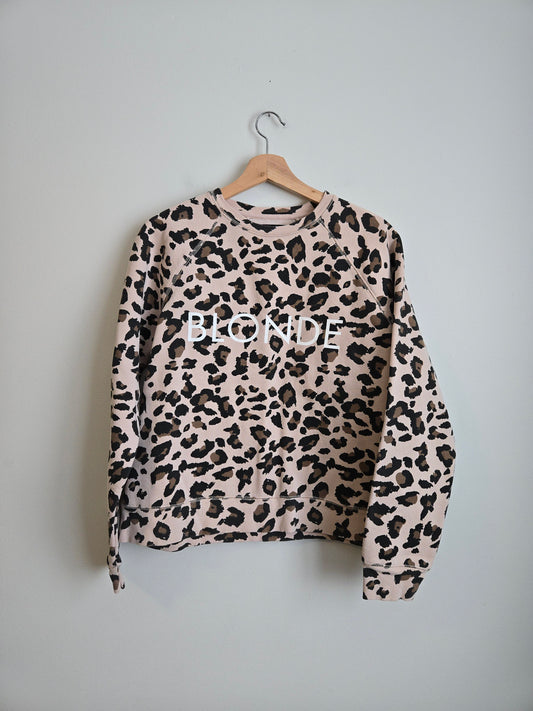 Brunette The Label - "Blonde" Crewneck - Size S/M