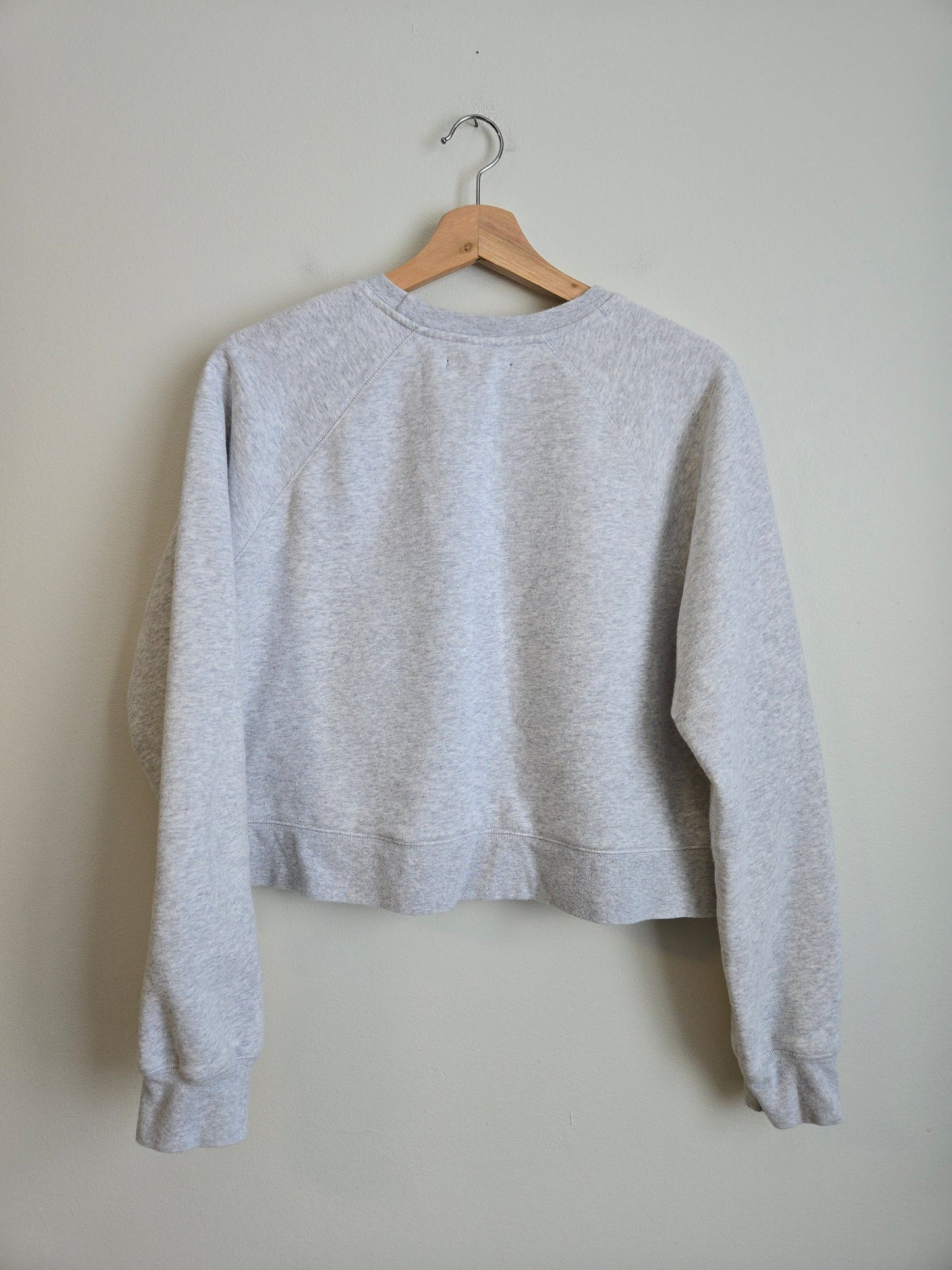 Brunette The Label - "Brunette" Crop Crewneck - Size L/XL