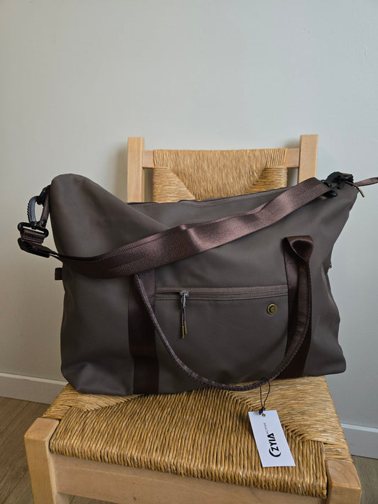 NWT Zyia - French Roast Weekender Duffle