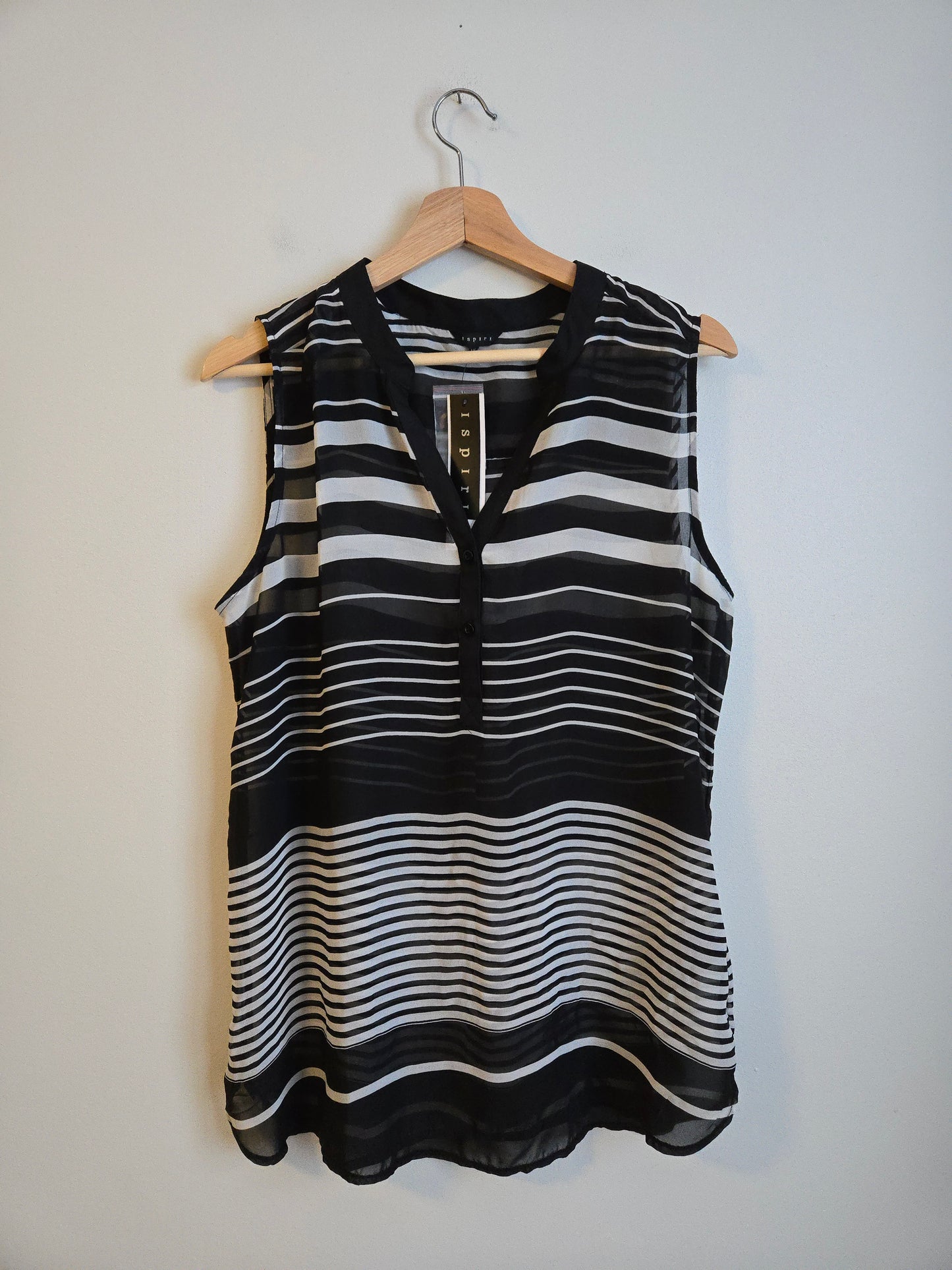 NWT Ispiri - Sheer Top - Size Large
