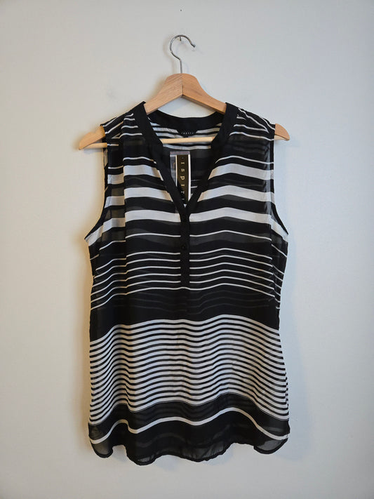 NWT Ispiri - Sheer Top - Size Large