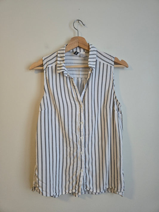 Divided - Sleeveless Button Up - Size 12