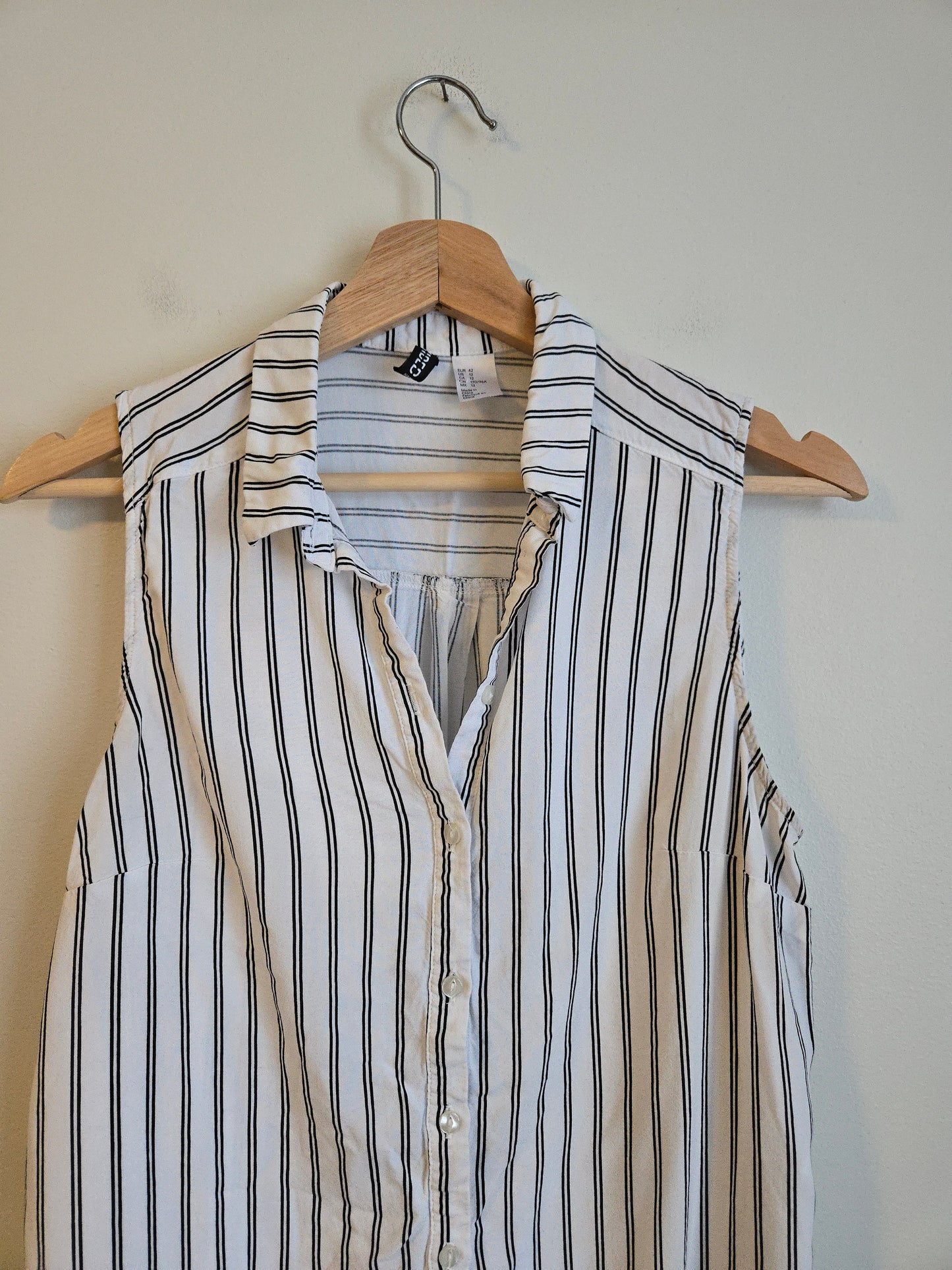 Divided - Sleeveless Button Up - Size 12