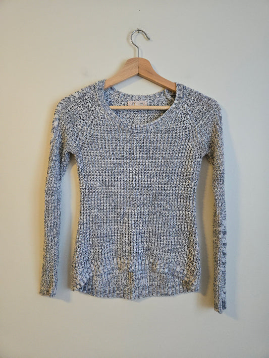 Pink Rose - Knit Sweater - Size XS