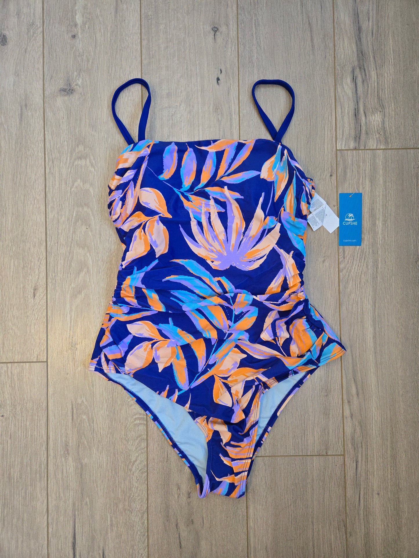 NWT Cupshe Floral Swimsuit - Size M