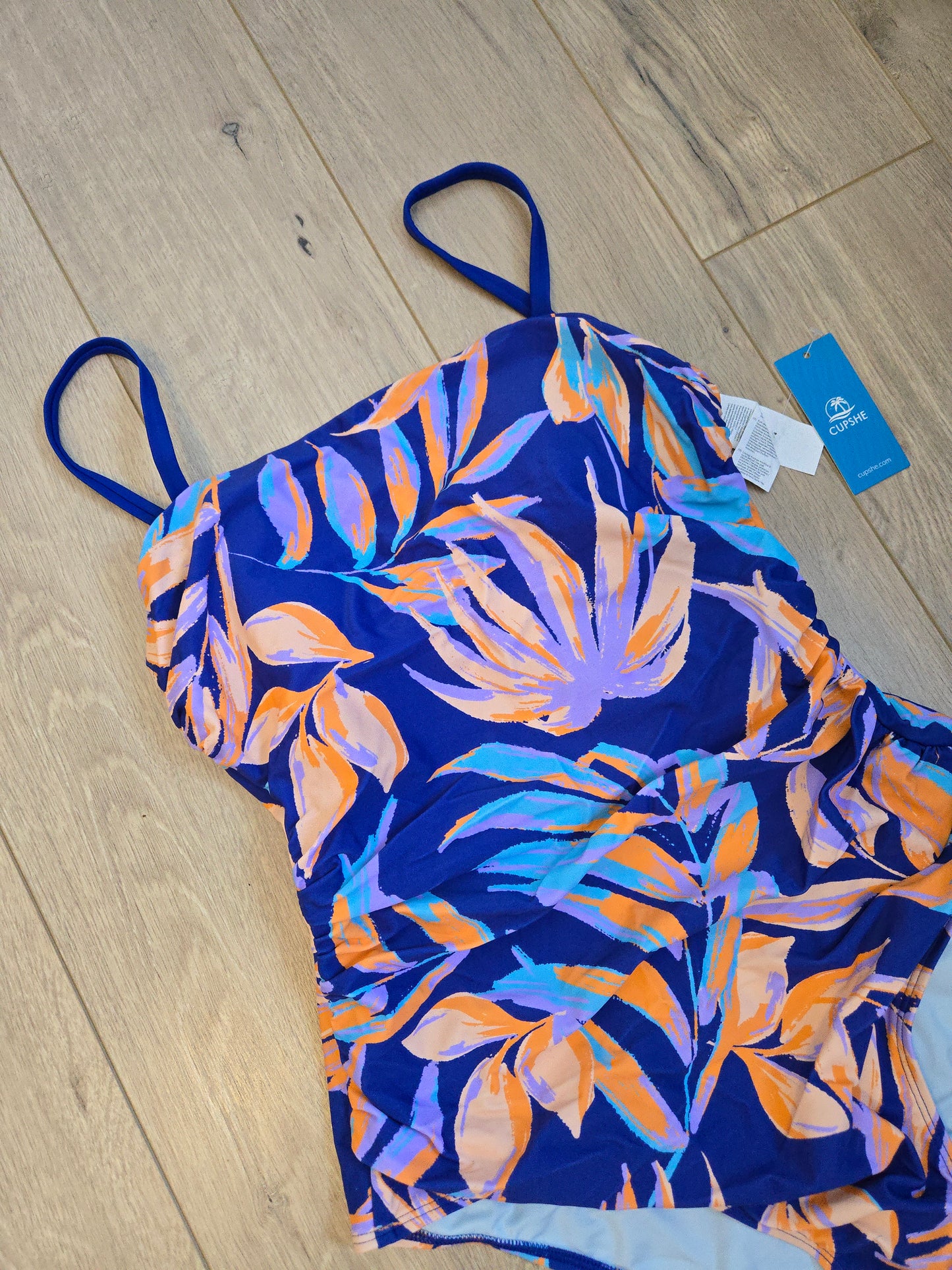 NWT Cupshe Floral Swimsuit - Size M