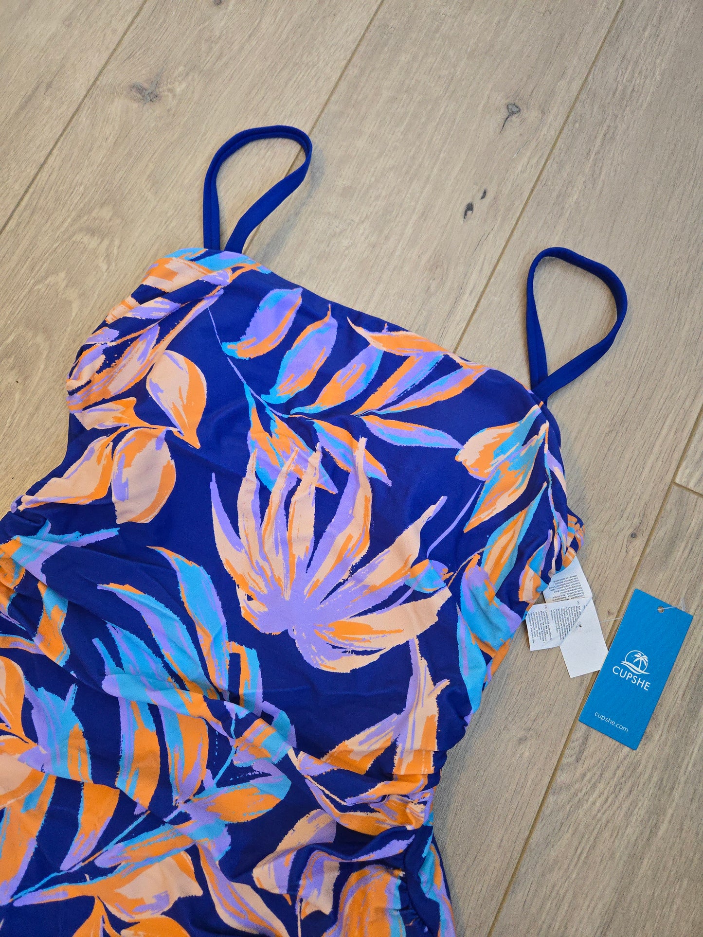 NWT Cupshe Floral Swimsuit - Size M