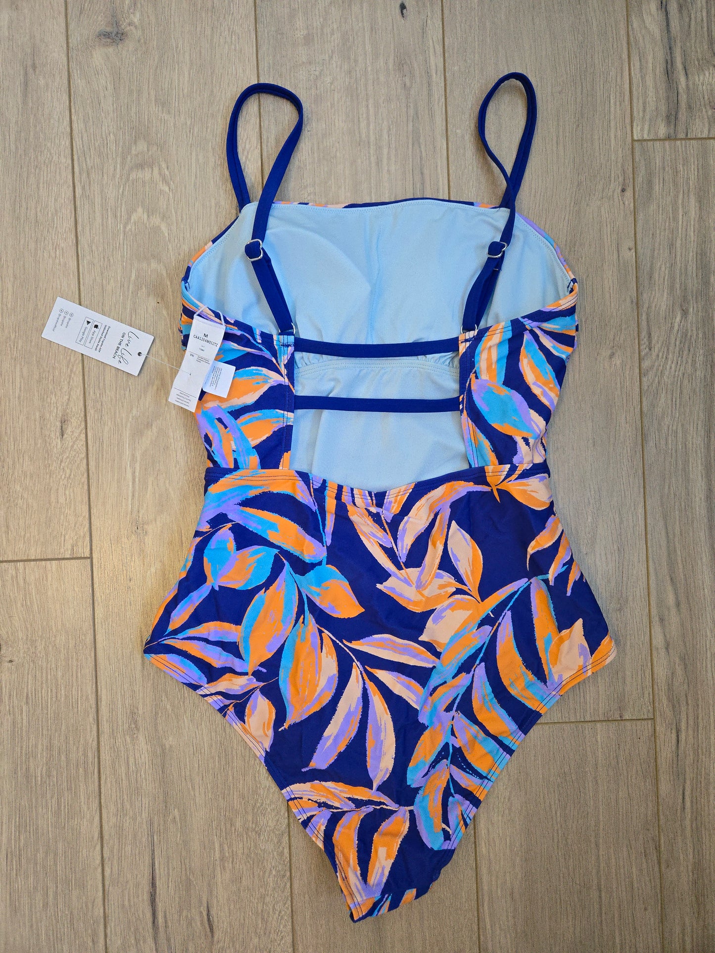 NWT Cupshe Floral Swimsuit - Size M