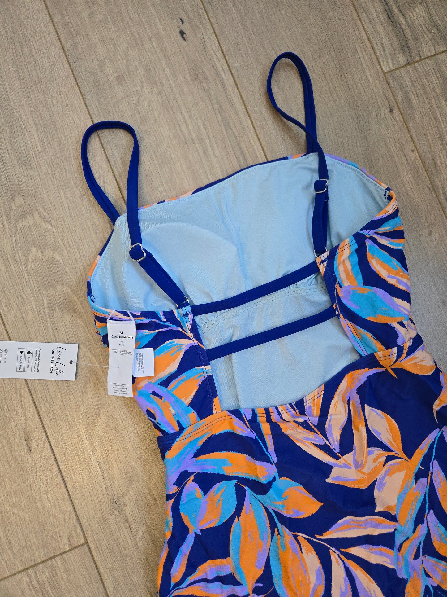 NWT Cupshe Floral Swimsuit - Size M