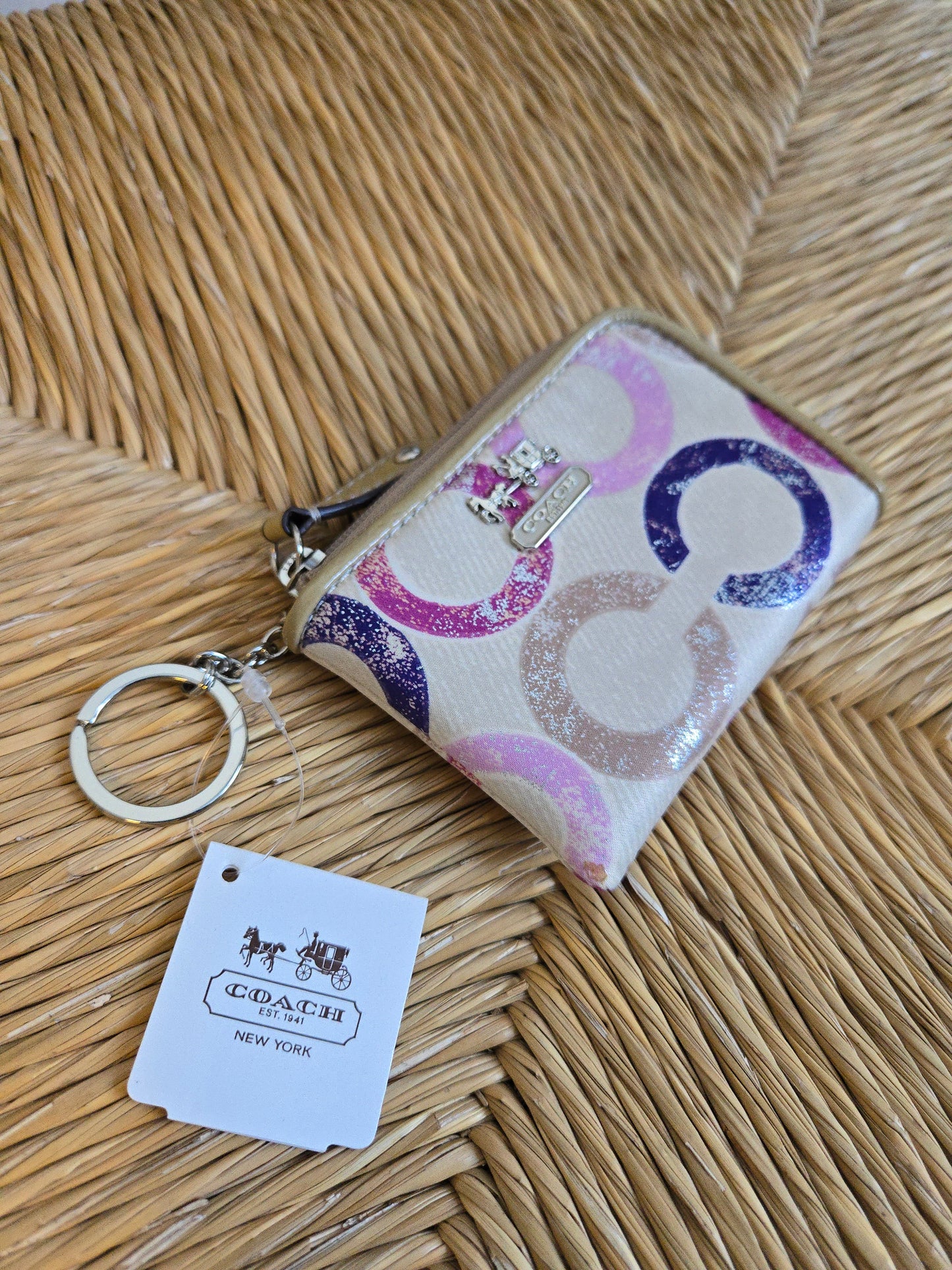NWT Coach Coin-Purse Keychain