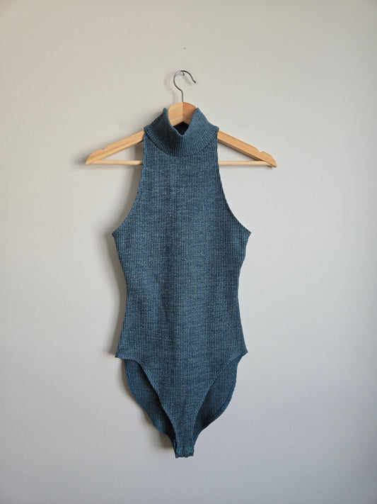 Gentle Fawn Ribbed High-Neck Bodysuit - Size XS