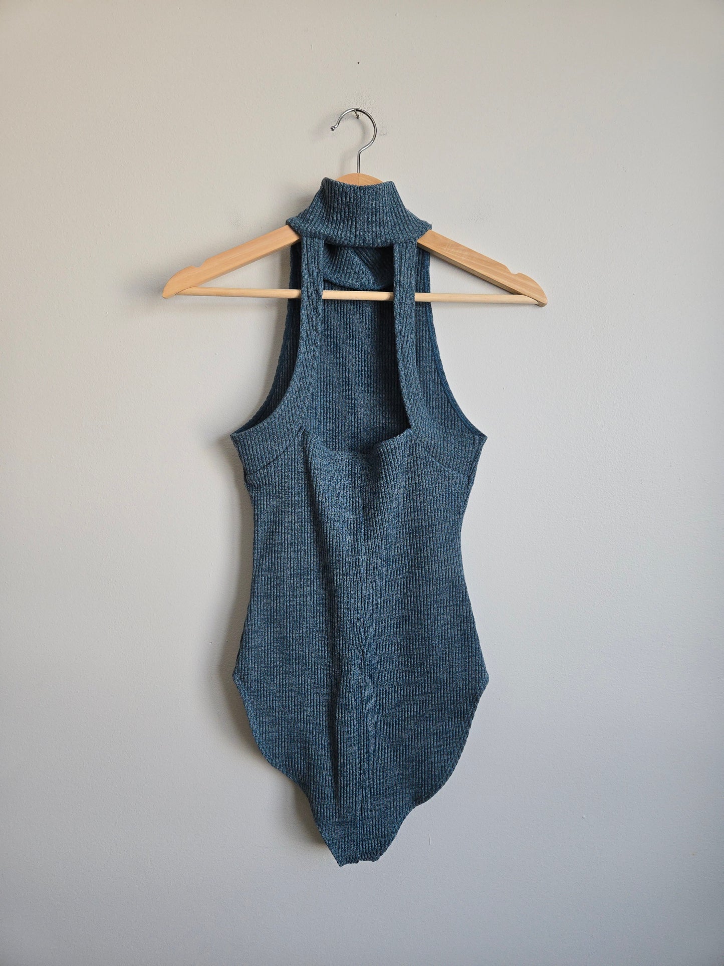 Gentle Fawn Ribbed High-Neck Bodysuit - Size XS