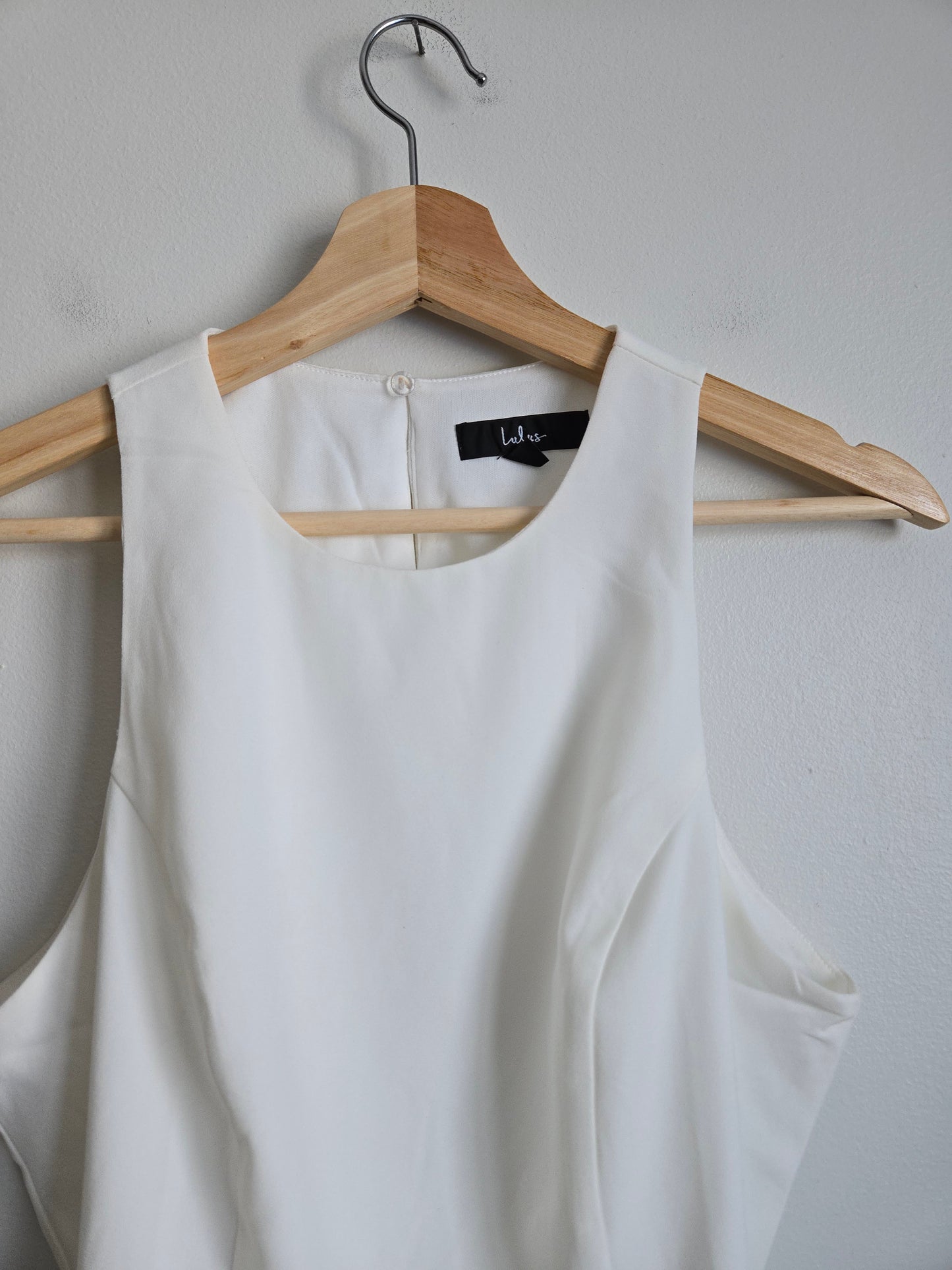 Lulus Open-Back Tie-Up Blouse - Size Large