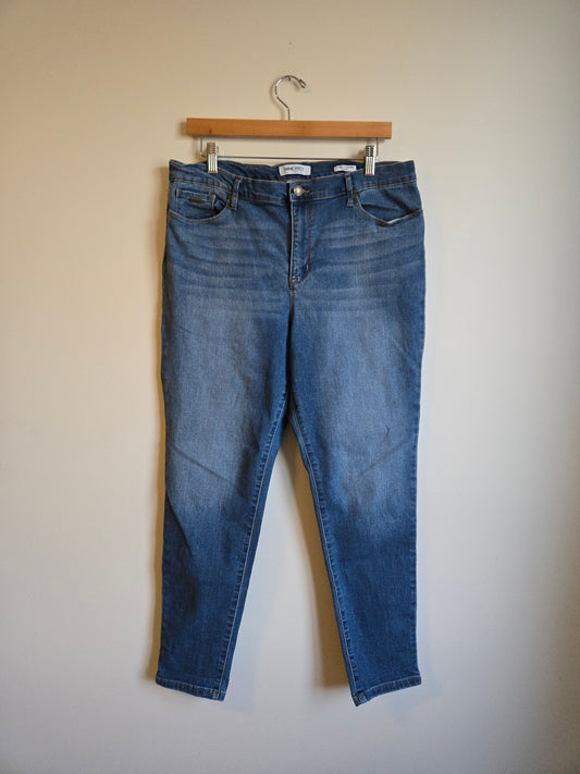 Nine West Jeans Cigarette Skinny High-Rise - Size 14
