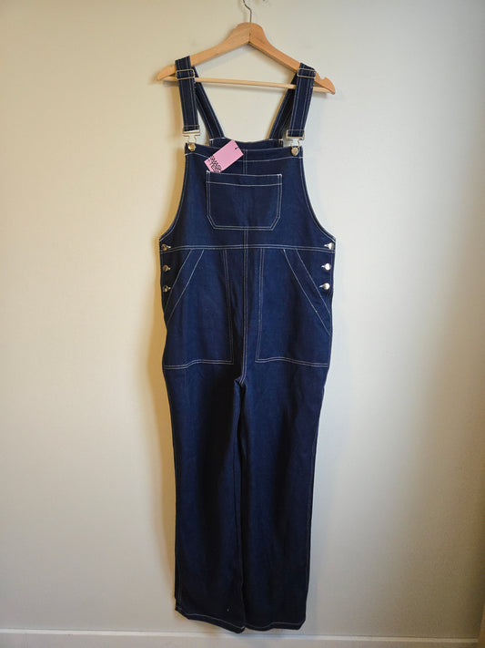 NWT Smash & Tess Marley Denim Overalls - Size Large