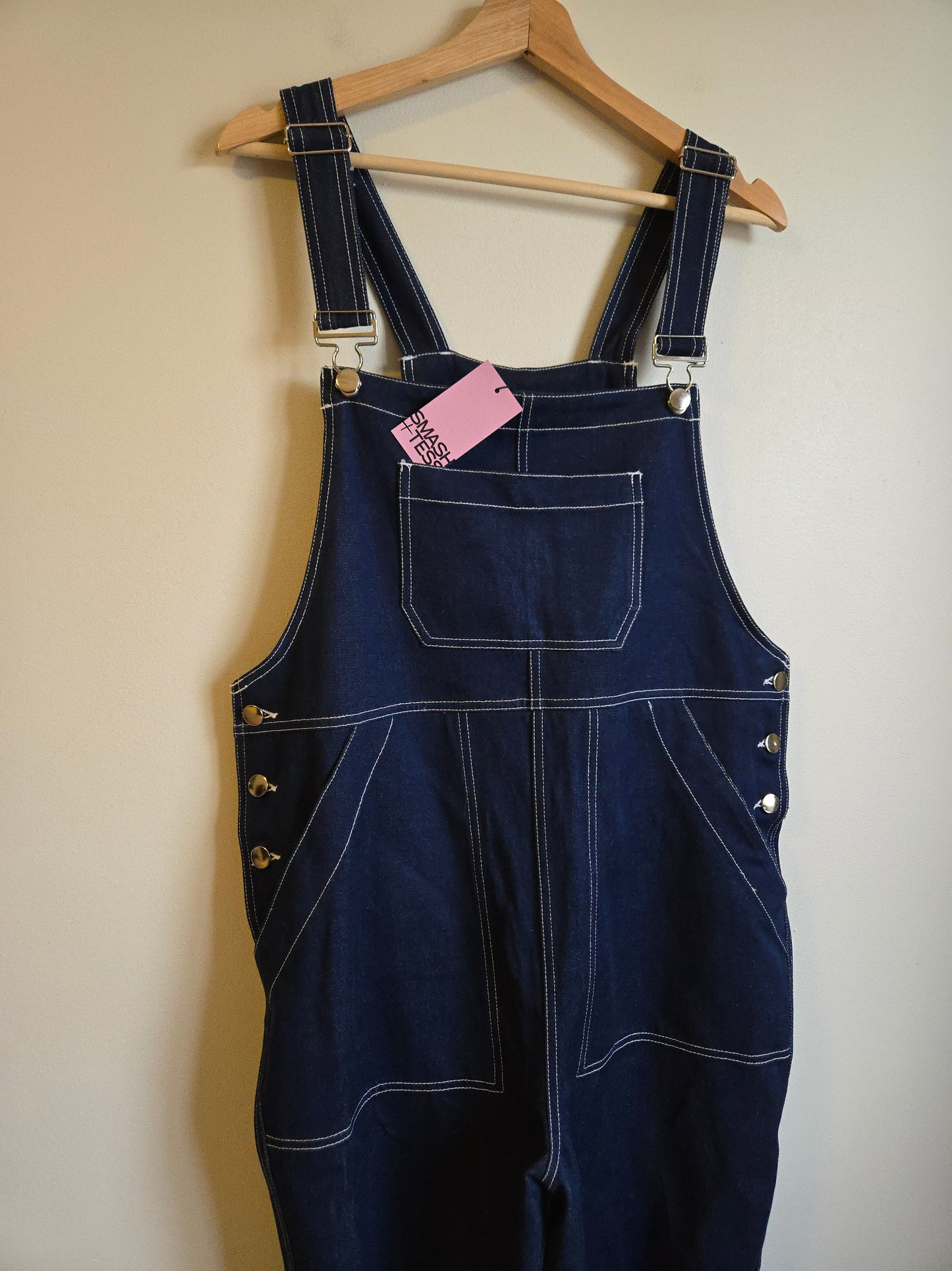 NWT Smash & Tess Marley Denim Overalls - Size Large