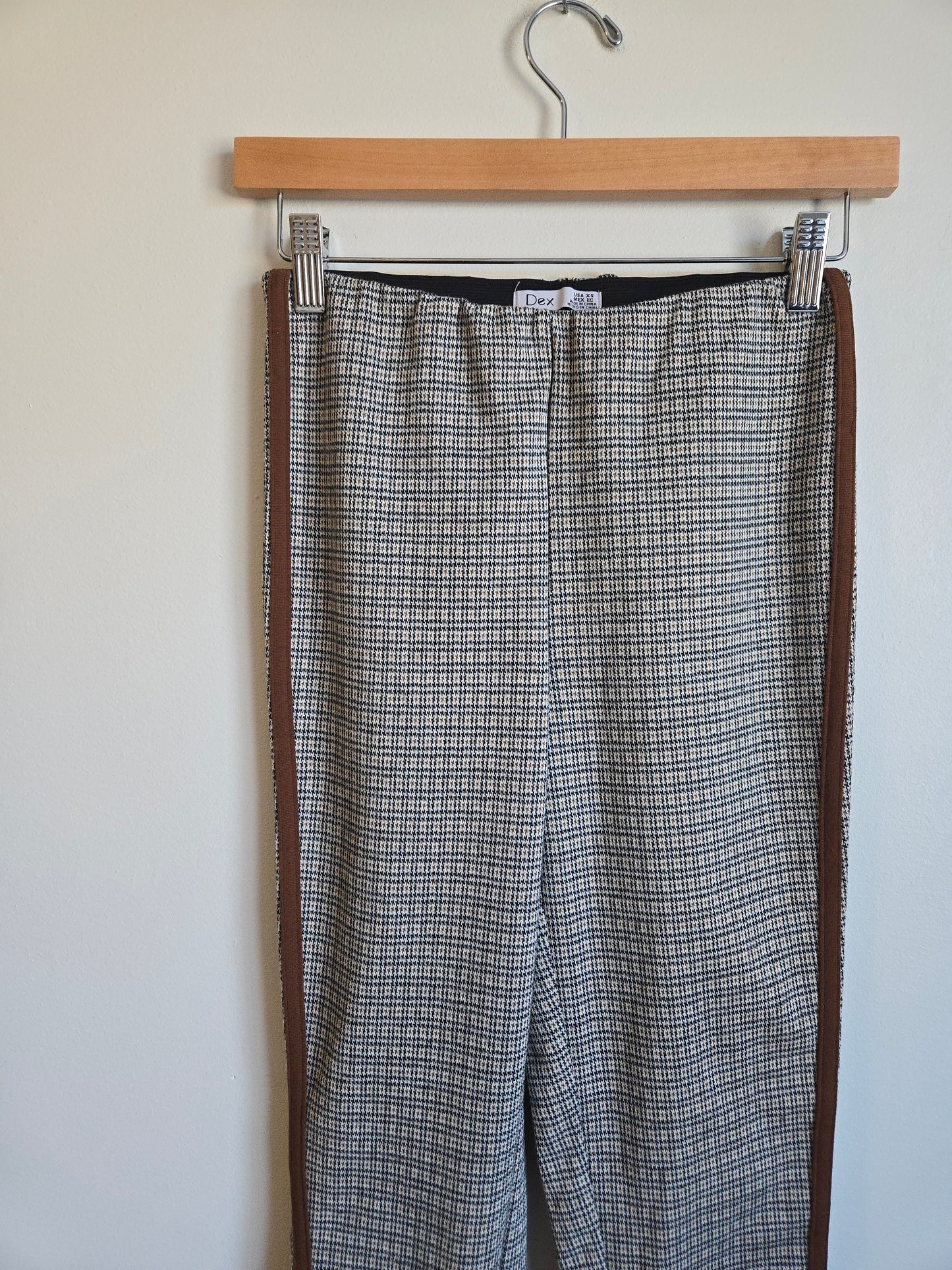 Dex Houndstooth Stretch Pant - Size XS