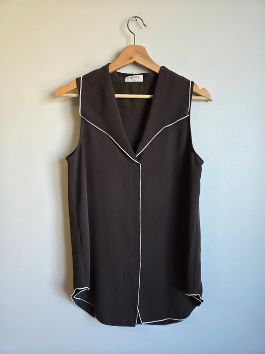 Babaton Sleeveless Blouse - Size Small
